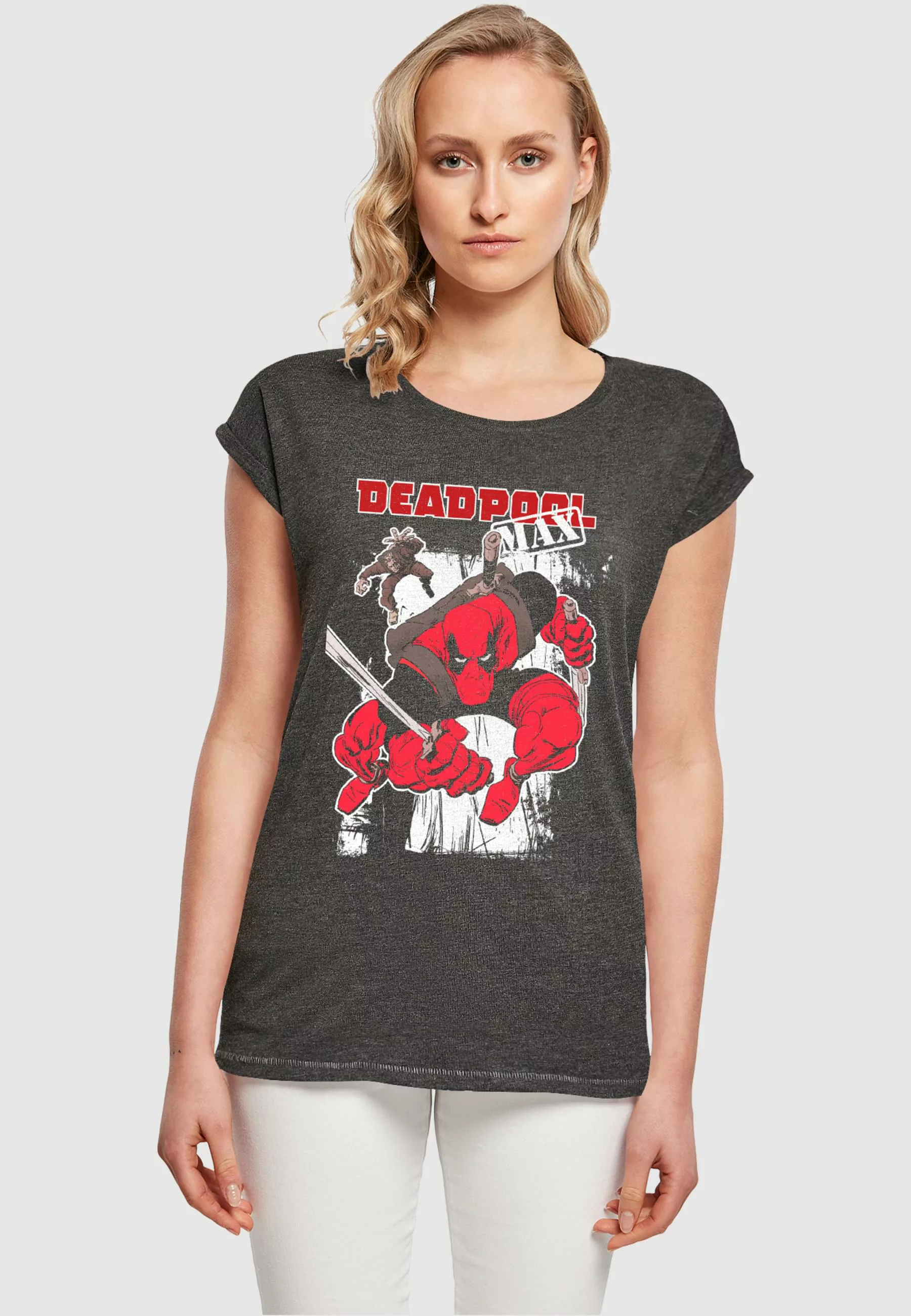 ABSOLUTE CULT T-Shirt "ABSOLUTE CULT Damen Ladies Deadpool - Max T-Shirt" günstig online kaufen