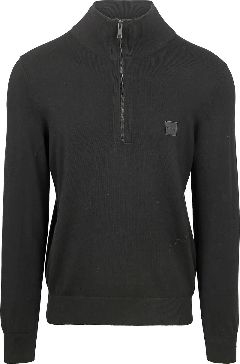 BOSS Kanobix Half Zip Pullover Schwarz - Größe M günstig online kaufen