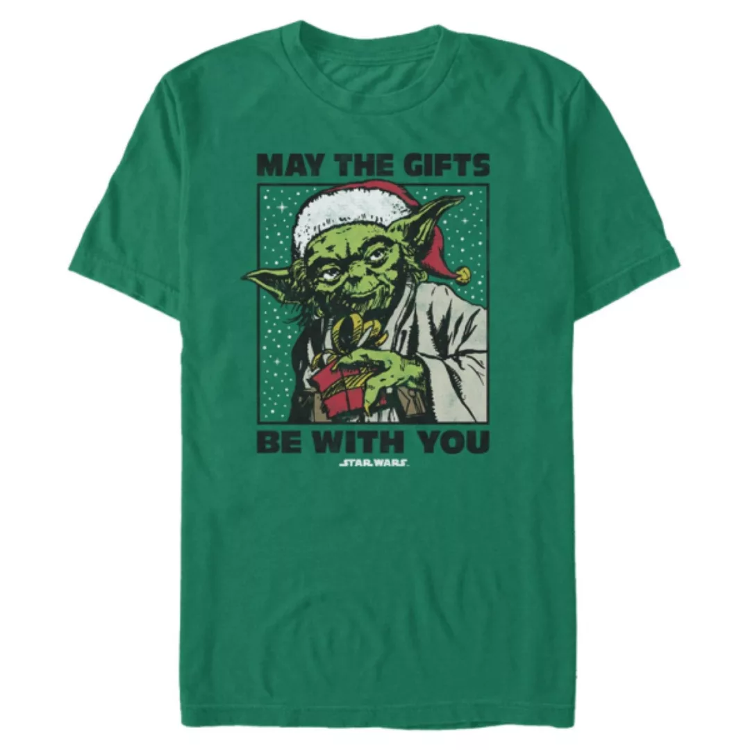 Star Wars - Yoda Gift Wish - Weihnachten - Männer T-Shirt günstig online kaufen