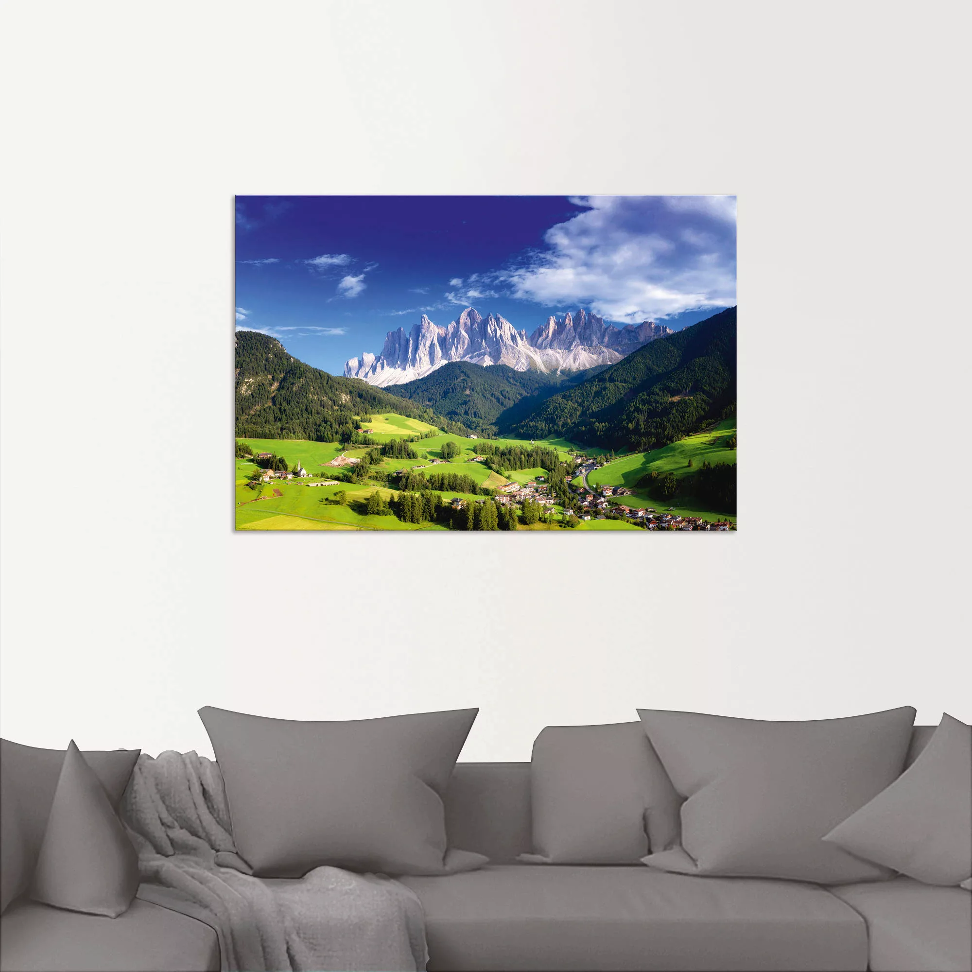 Artland Wandbild "Südtirol", Berge & Alpenbilder, (1 St.), als Alubild, Lei günstig online kaufen