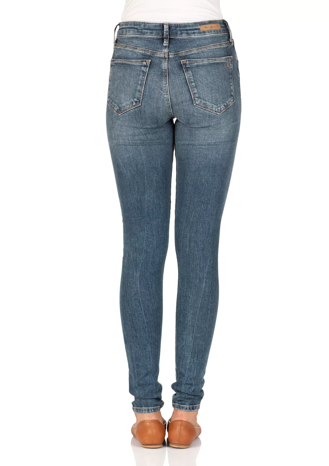 Mavi Damen Jeans Lucy - Skinny Fit - Blau - Dark Vintage Str günstig online kaufen