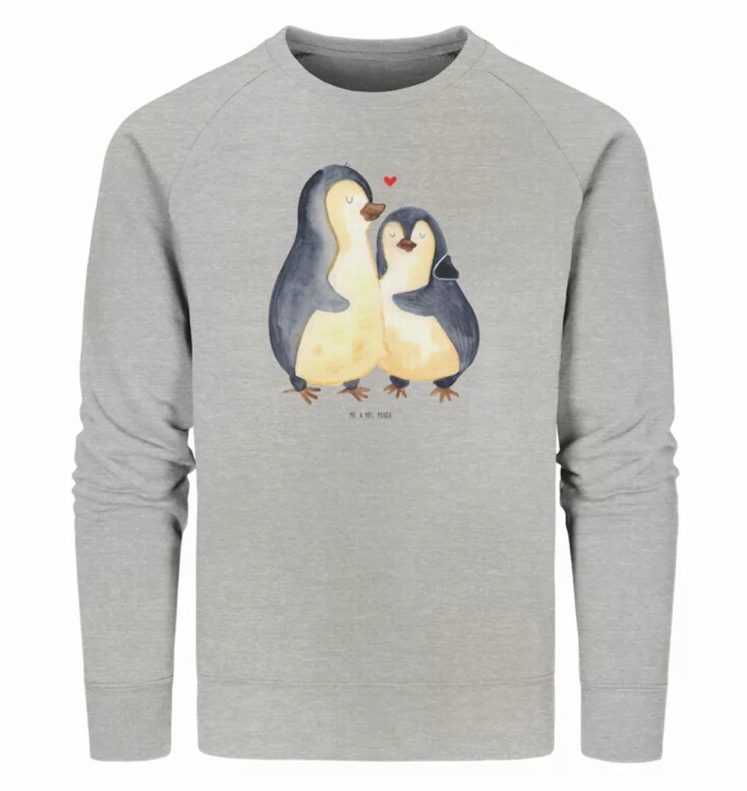 Mr. & Mrs. Panda Longpullover Pinguine Einschlafen Größe XXL - Heather Grey günstig online kaufen