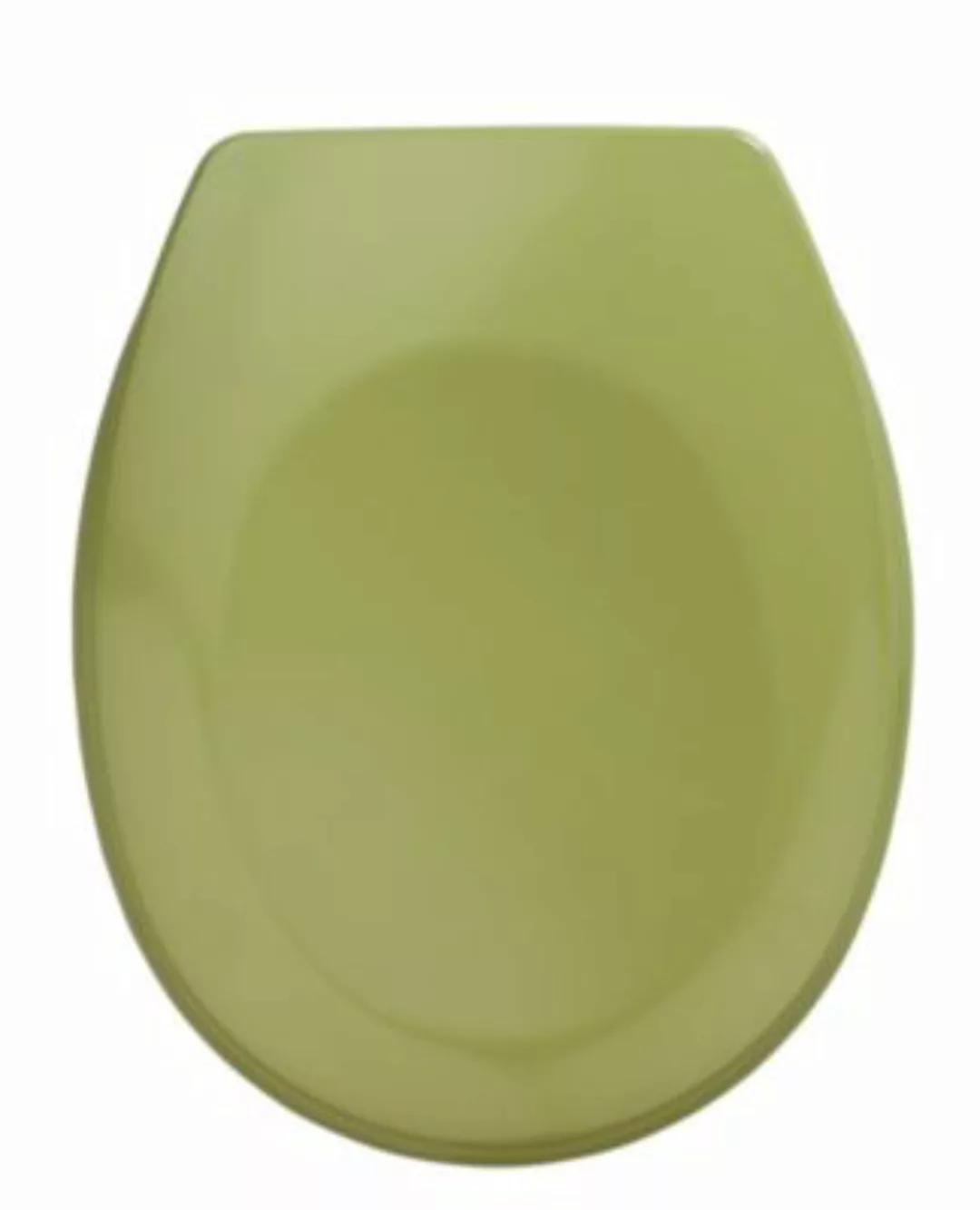 WENKO WC-Sitz Bergamo Moosgrün, aus antibakteriellem Duroplast oliv günstig online kaufen