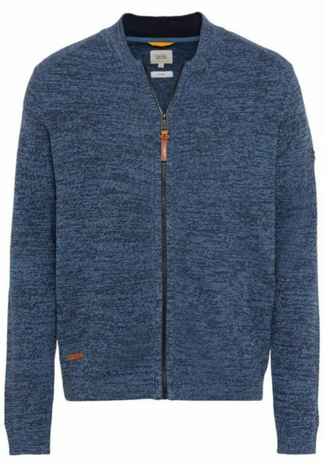 camel active Strickjacke Knitted Jacket, Elemental Blue günstig online kaufen