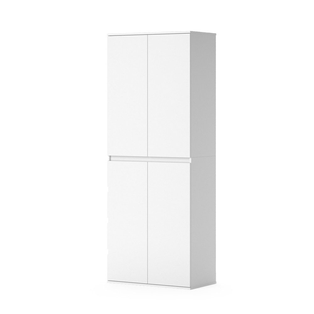 Vicco Kleiderschrank Claus, Weiß, 74 x günstig online kaufen