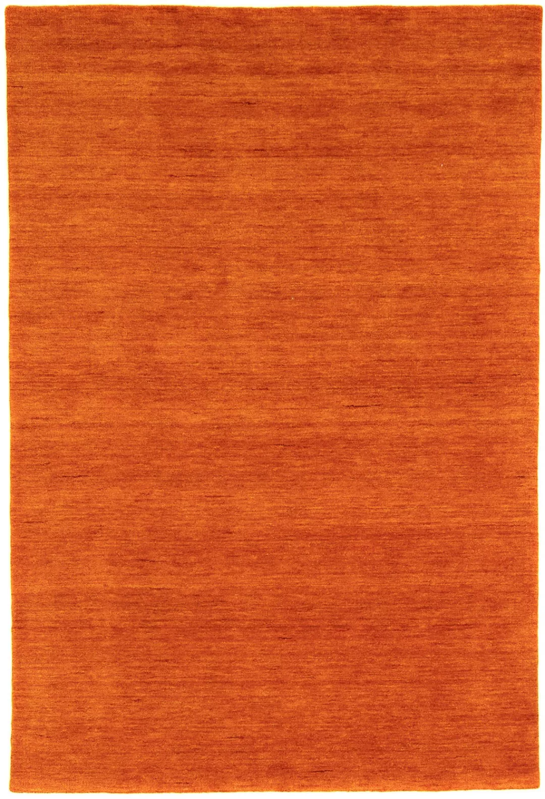 morgenland Wollteppich »Einfarbig Rosso 160 x 90 cm«, rechteckig, Sehr weic günstig online kaufen