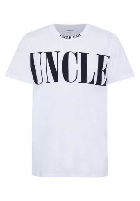 Uncle Sam Print-Shirt mit Logo-Print günstig online kaufen