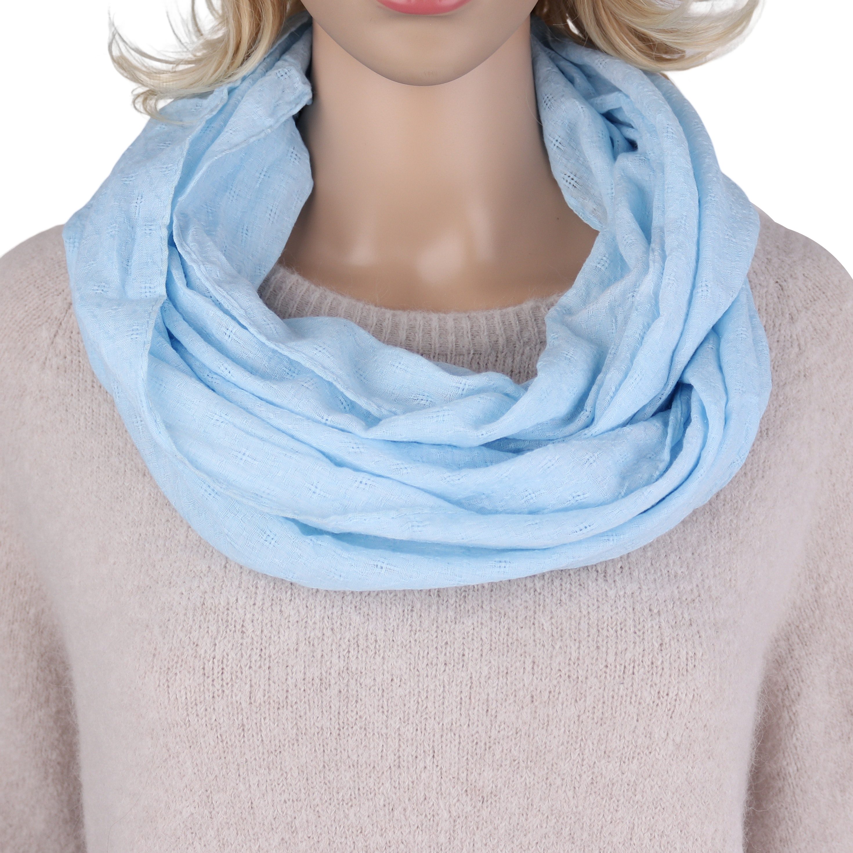 MIRROSI Loop Damen Schal Unifarbe mit günstig online kaufen