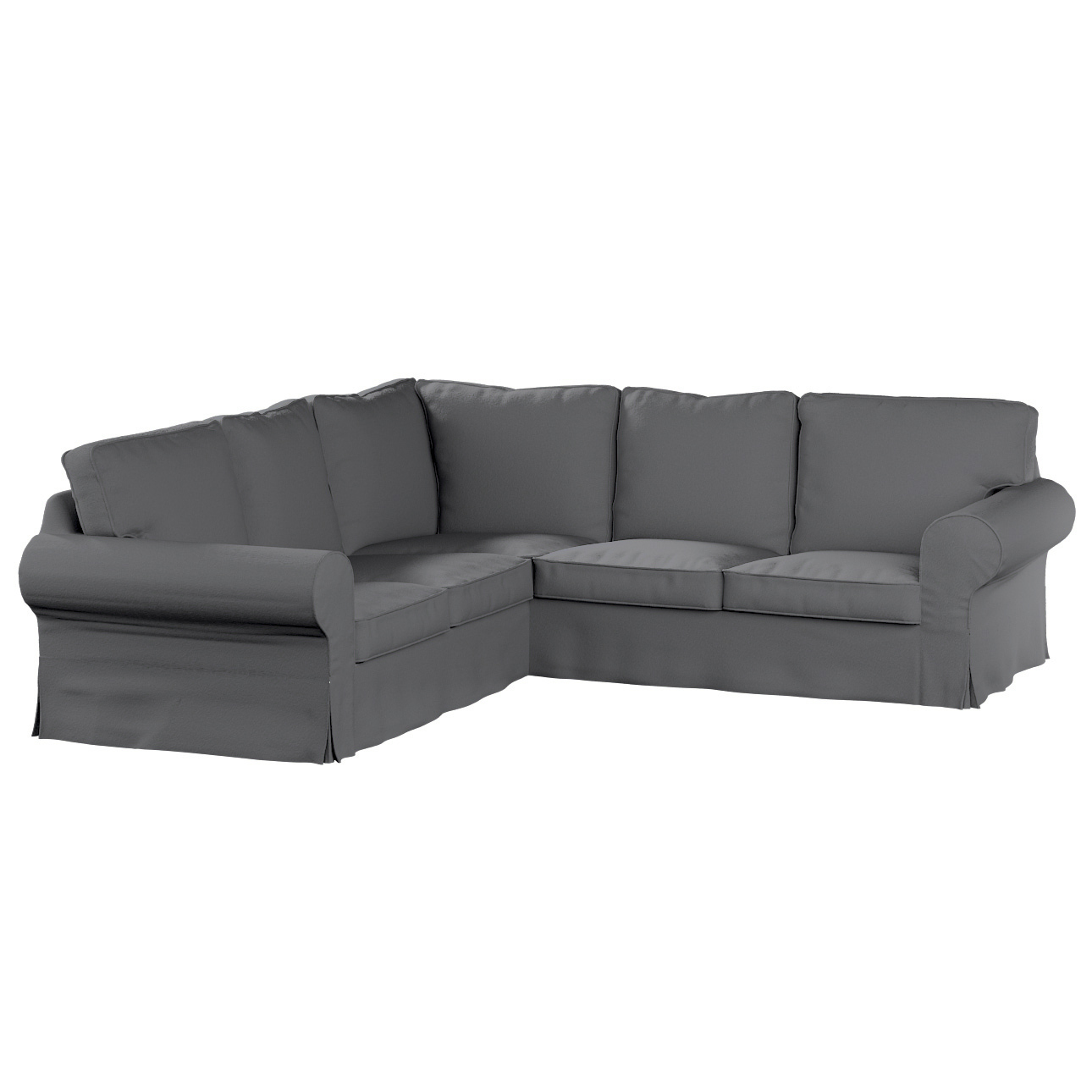 Bezug für Ektorp Ecksofa, grau, Sofahusse für Ektorp Ecksofa, Bouclé (702-8 günstig online kaufen