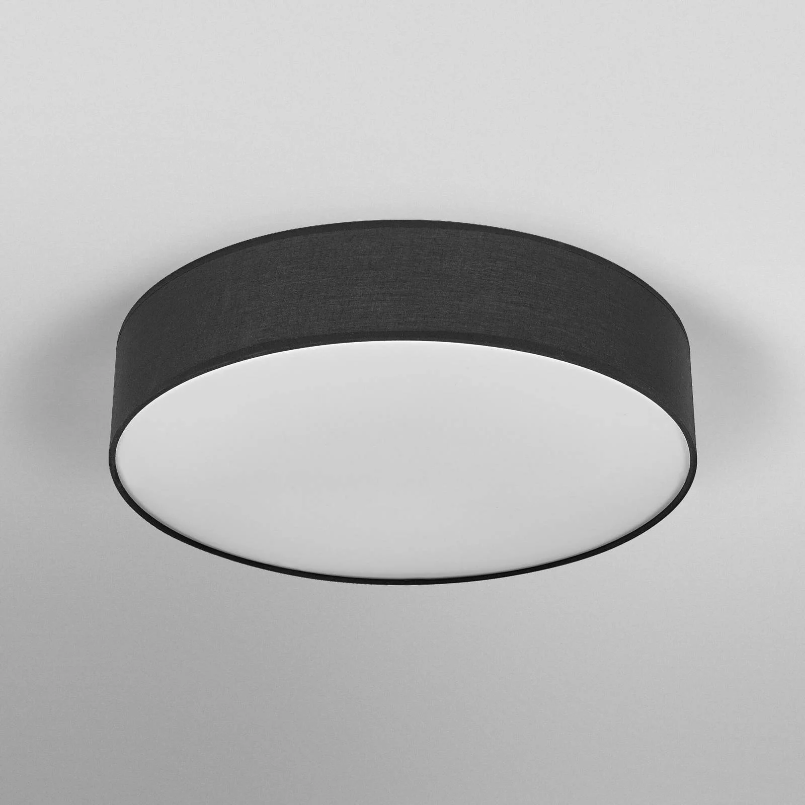 OSRAM Deckenleuchte ORBIS PARIS, schwarz, Ø 40 cm Textil E27 günstig online kaufen