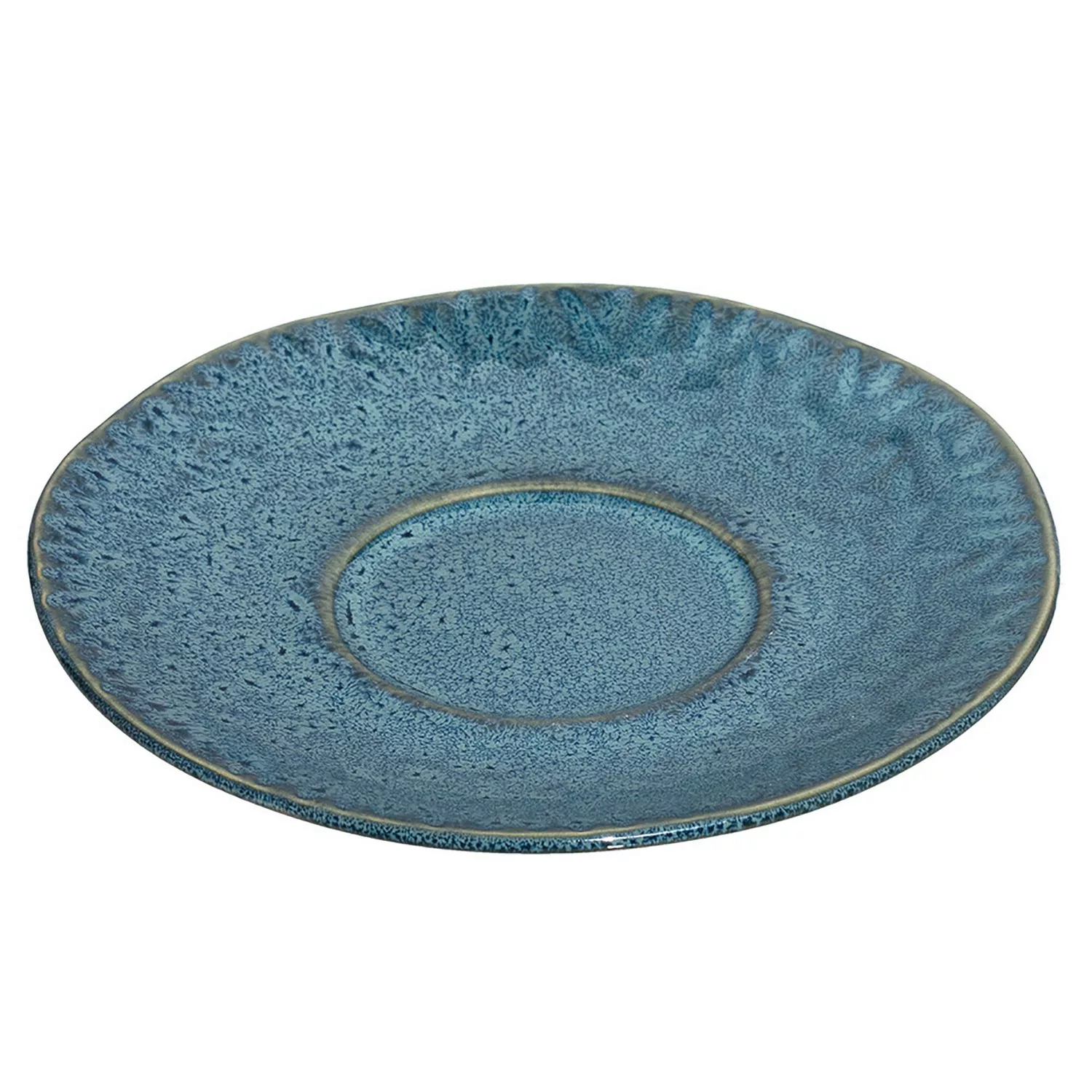 LEONARDO MATERA Keramikunterteller 15 cm blau 4er Set Unterteller günstig online kaufen