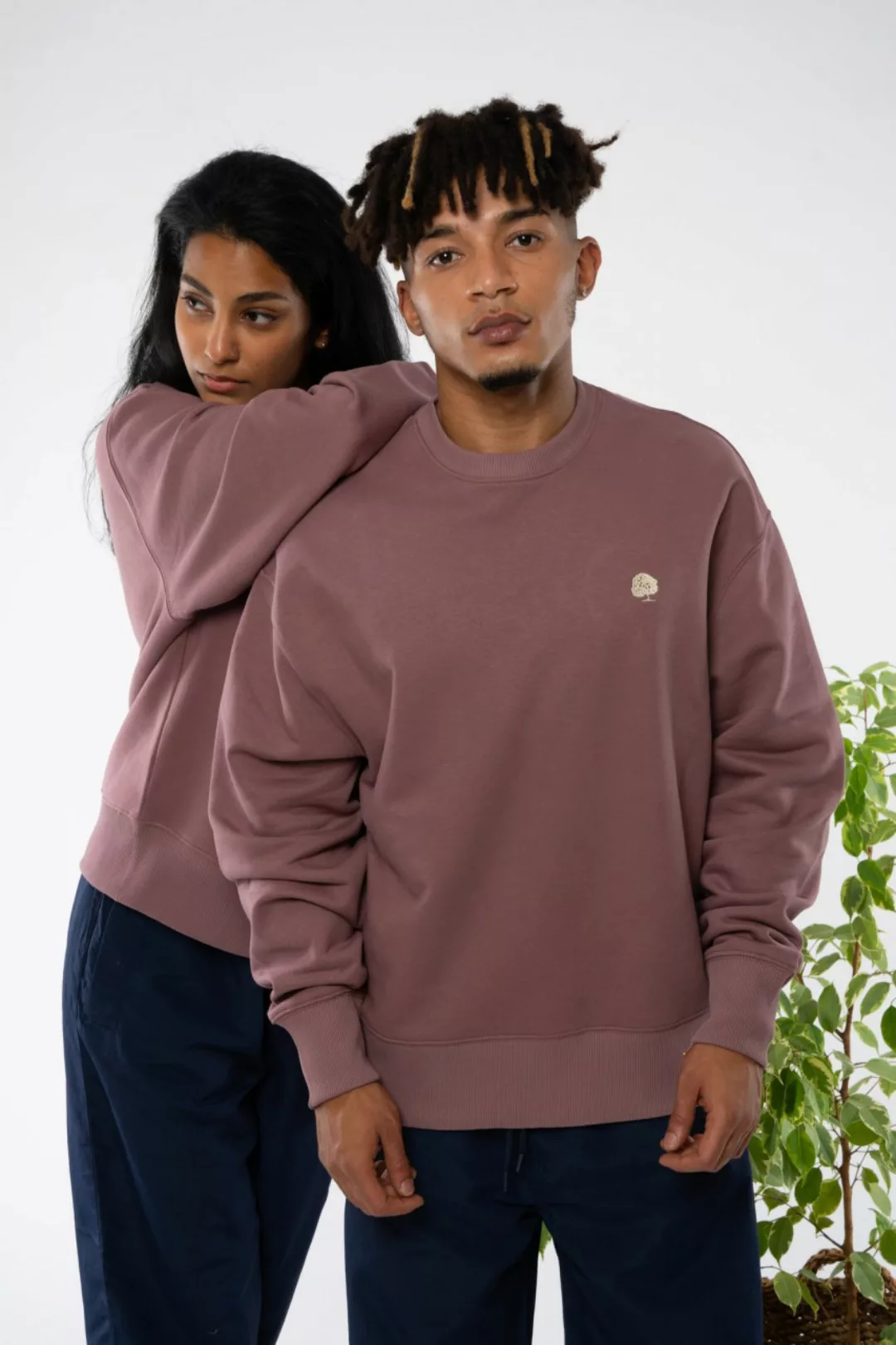 Boxy Unisex Sweatshirt aus Bio Baumwolle günstig online kaufen