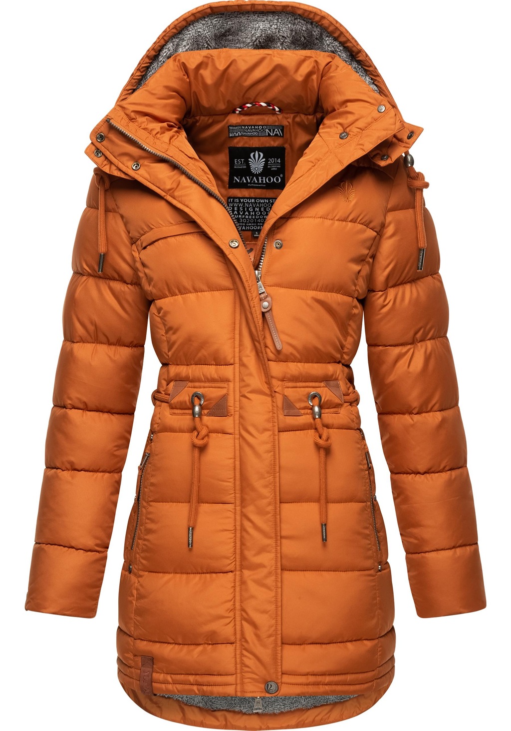 Navahoo Steppmantel "Daliee", Stylischer Winterparka mit abnehmbarer Kapuze günstig online kaufen