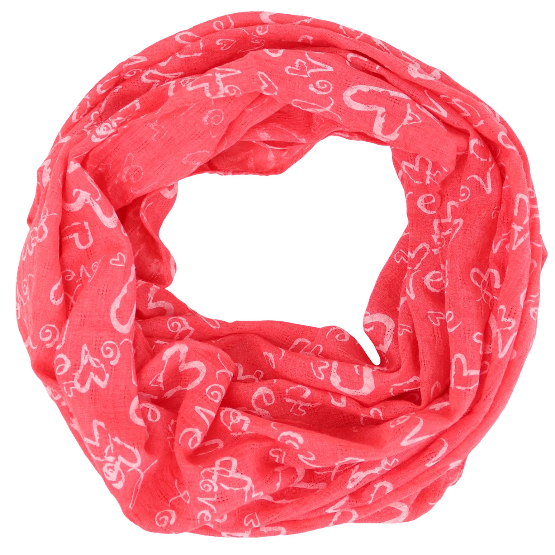MIRROSI Loop Damen Schal mit Love günstig online kaufen