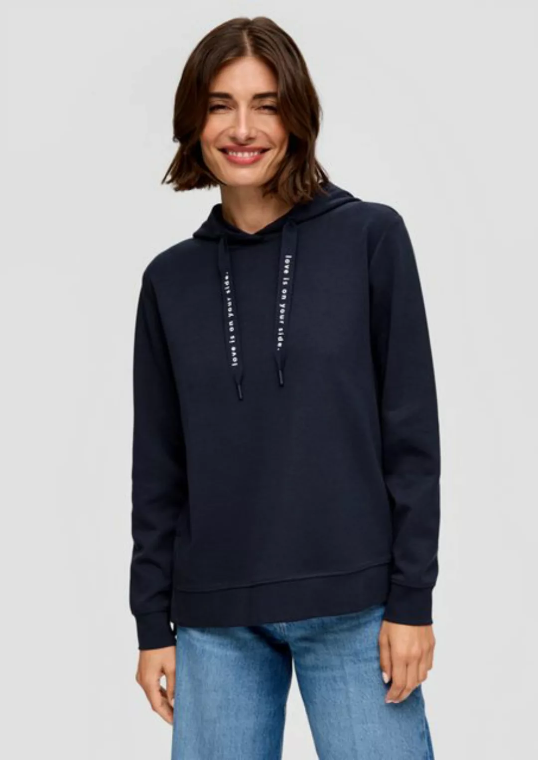 s.Oliver Sweatshirt Sweatshirt mit Kapuze im Relaxed Fit günstig online kaufen