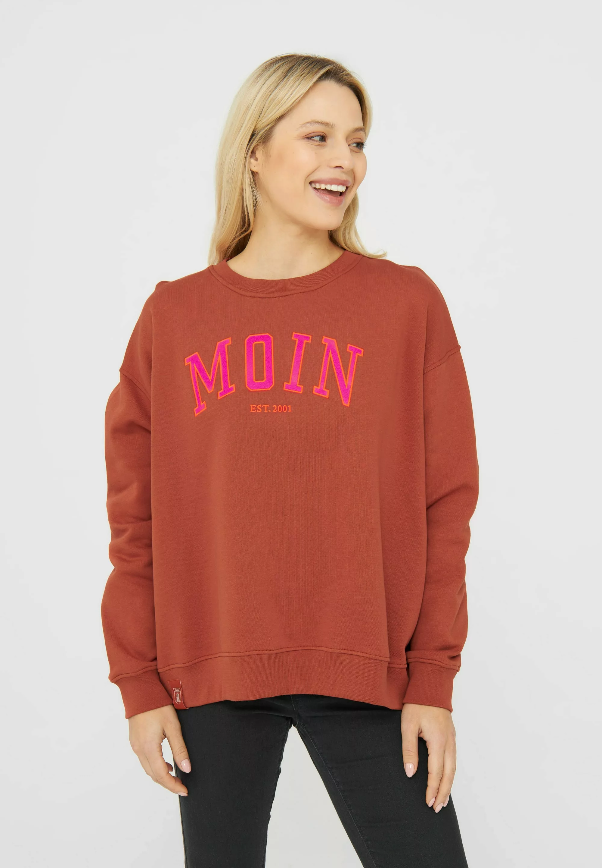 Derbe Sweatshirt "Moin", Made in Portual günstig online kaufen