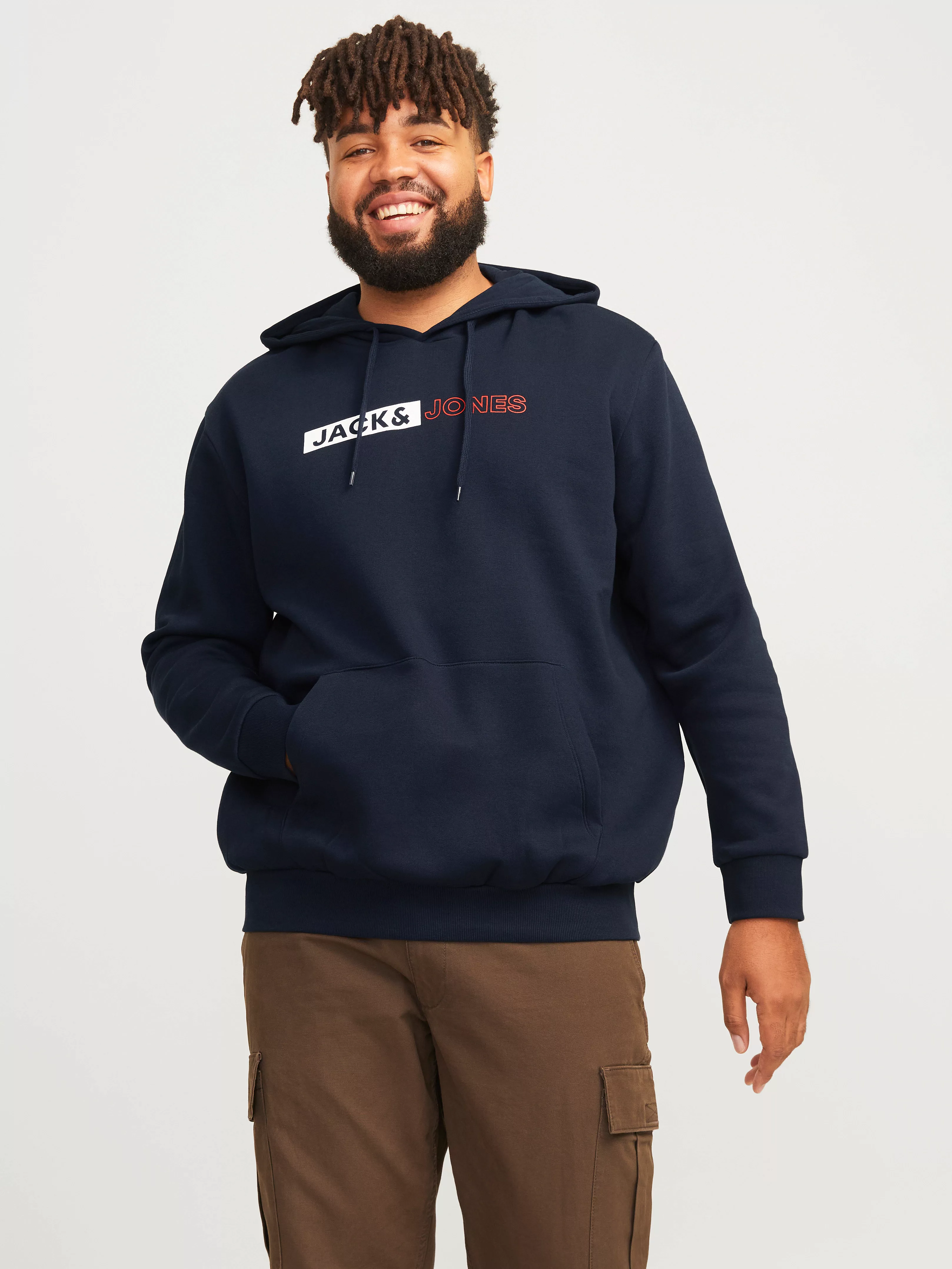 Jack & Jones PlusSize Hoodie JJECORP LOGO SWEAT HOOD PLAY NOOS PLS günstig online kaufen