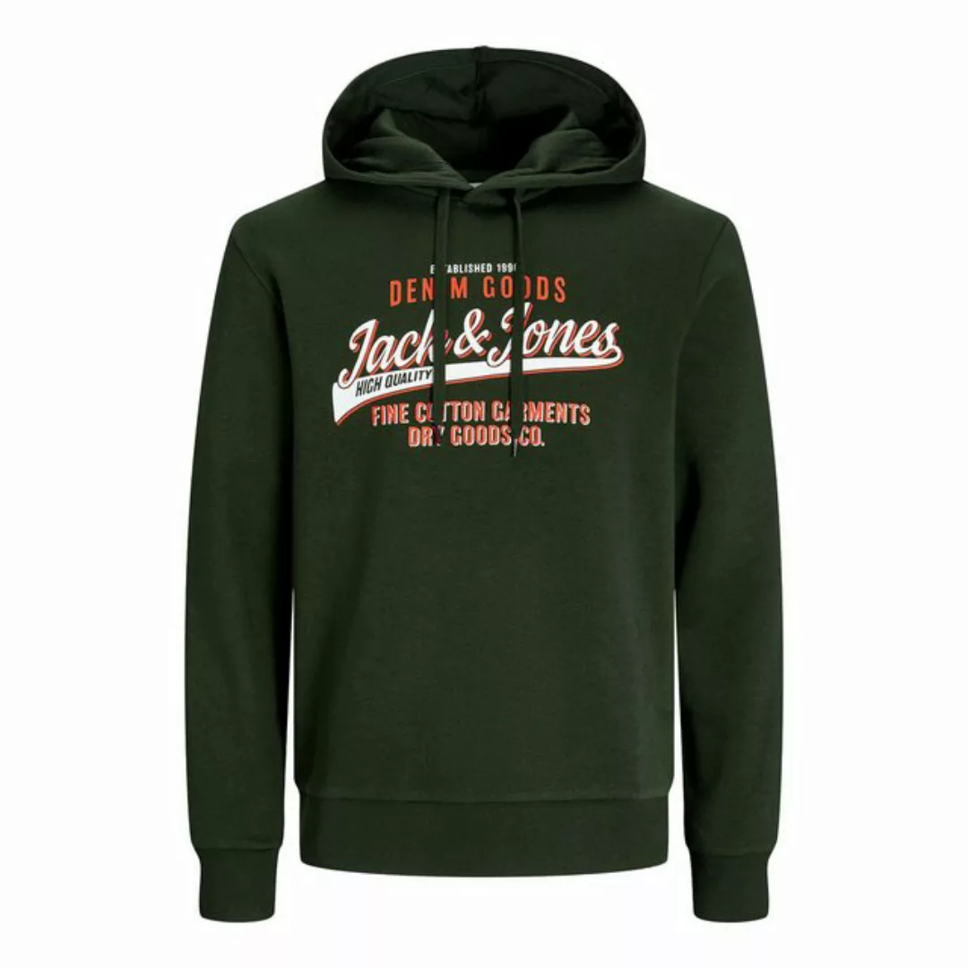 Jack & Jones Hoodie JJELOGO Sweat Hood mit großem Print auf der Vorderseite günstig online kaufen