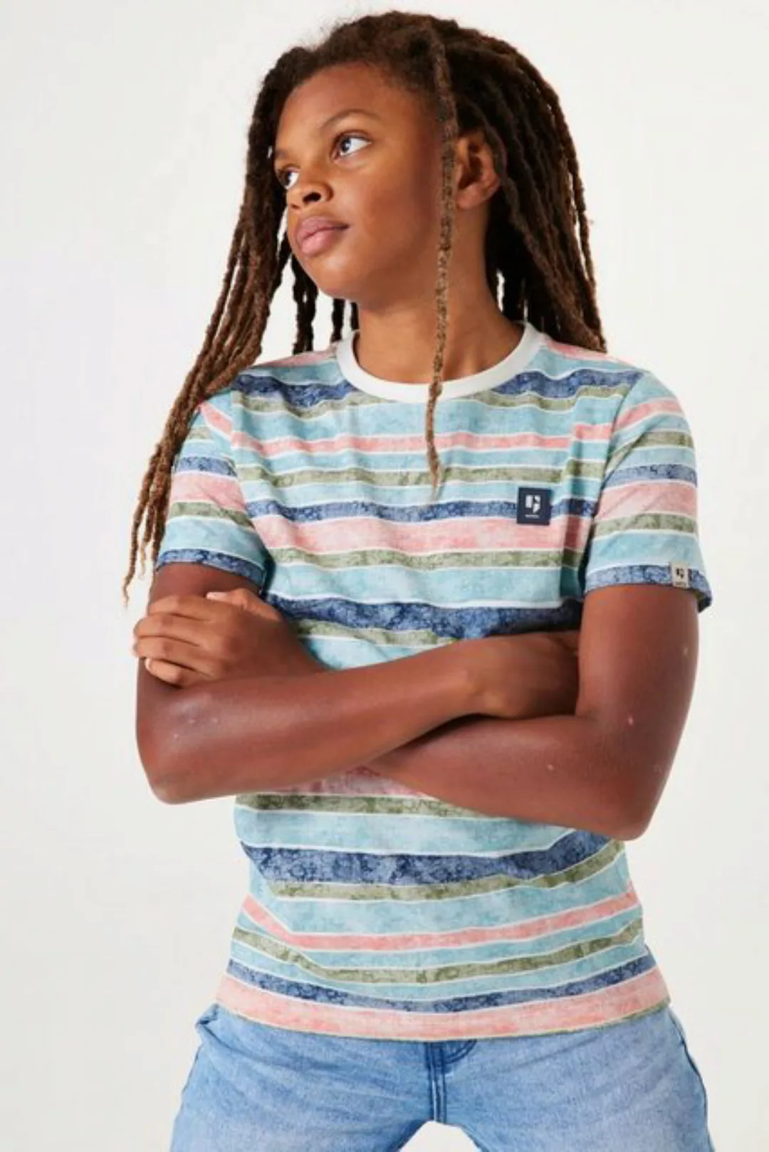 Garcia T-Shirt mit farbigen Streifen, for BOYS günstig online kaufen