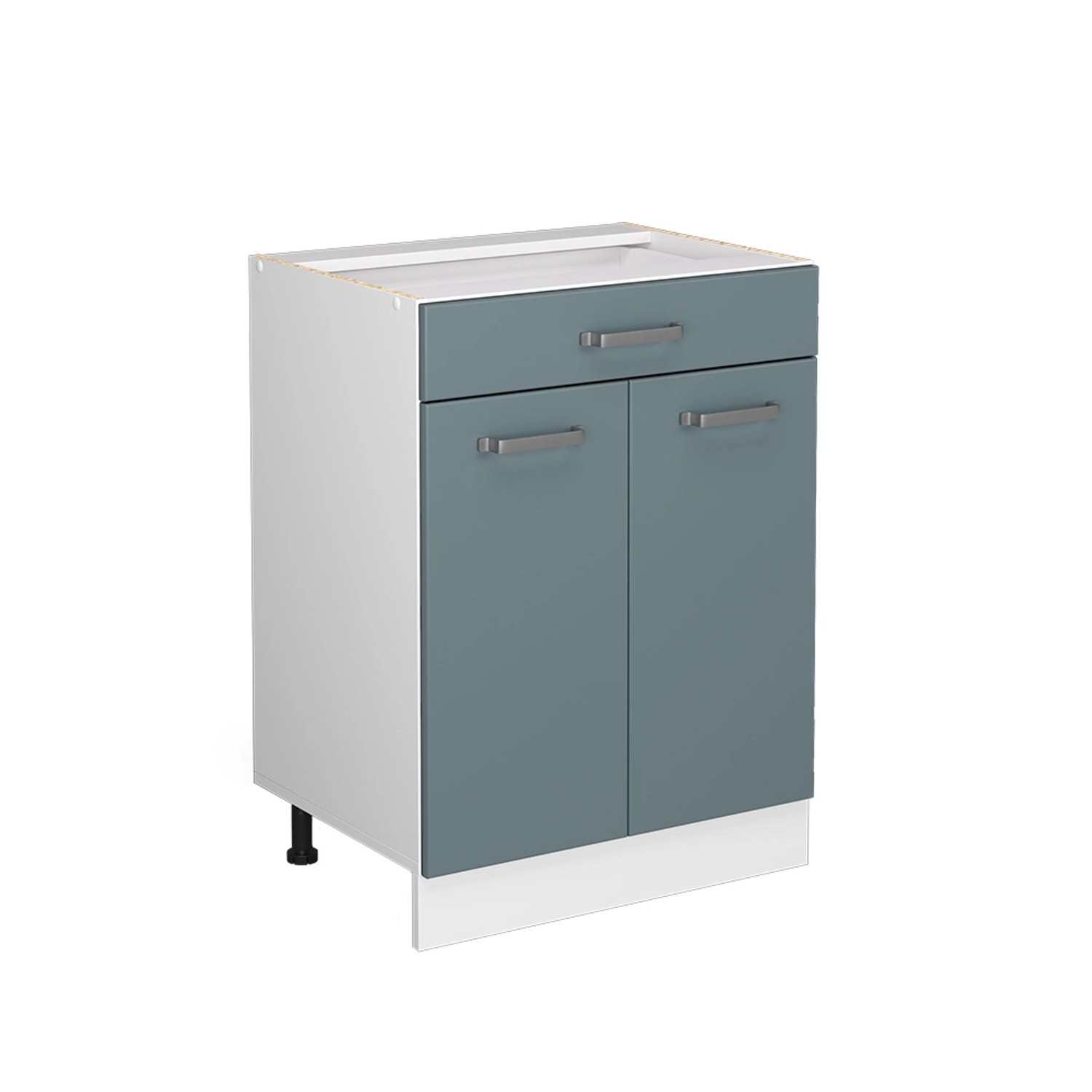 Vicco Unterschrank R-Line, Blau-Grau/Weiß, 60 cm günstig online kaufen
