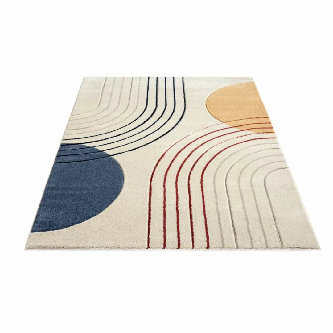 Carpet City Teppich »BONITO 7170«, rechteckig, Flachflor, Hochtief-Muster/ günstig online kaufen