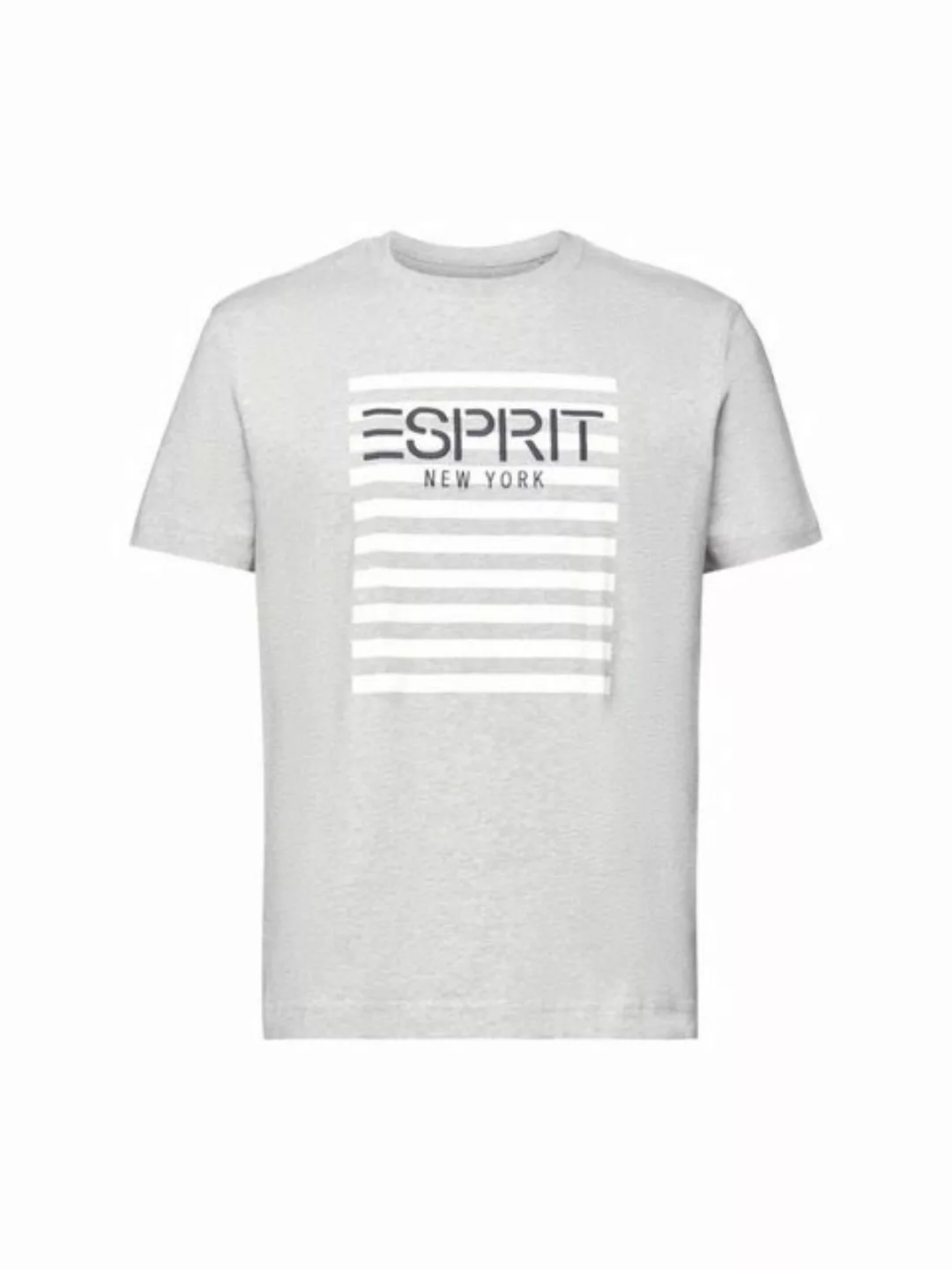 Esprit T-Shirt Logo-T-Shirt mit Rundhalsausschnitt (1-tlg) günstig online kaufen