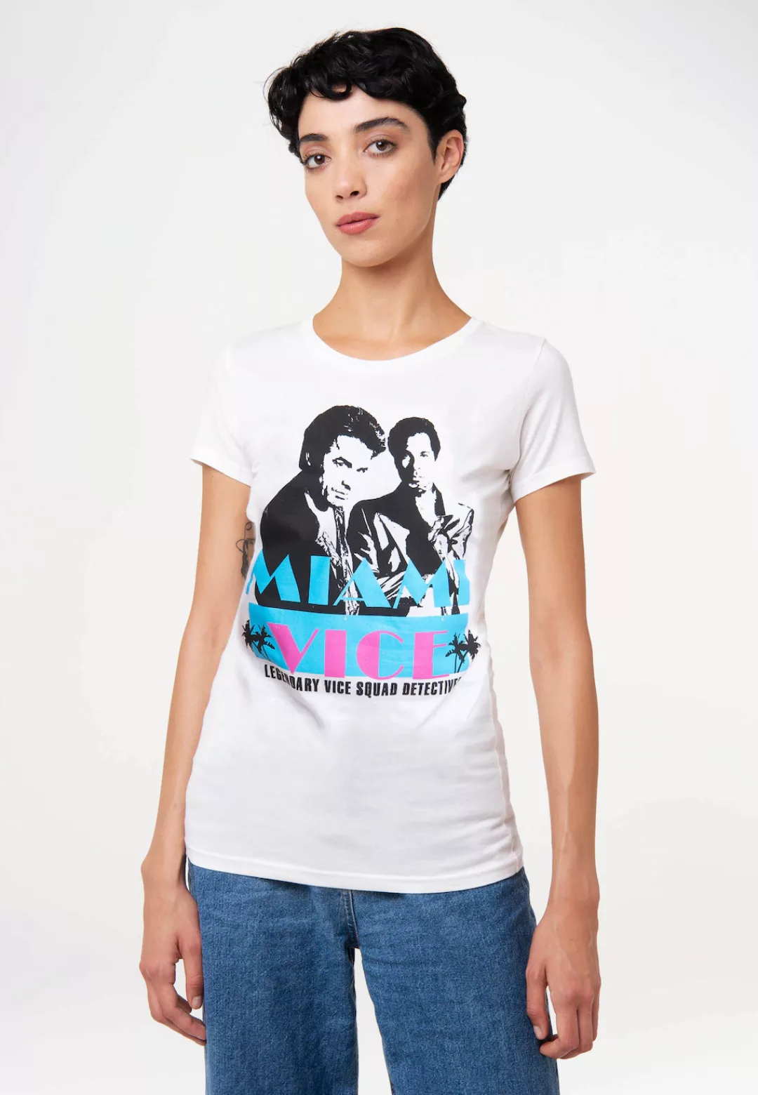 LOGOSHIRT T-Shirt "Miami Vice" günstig online kaufen