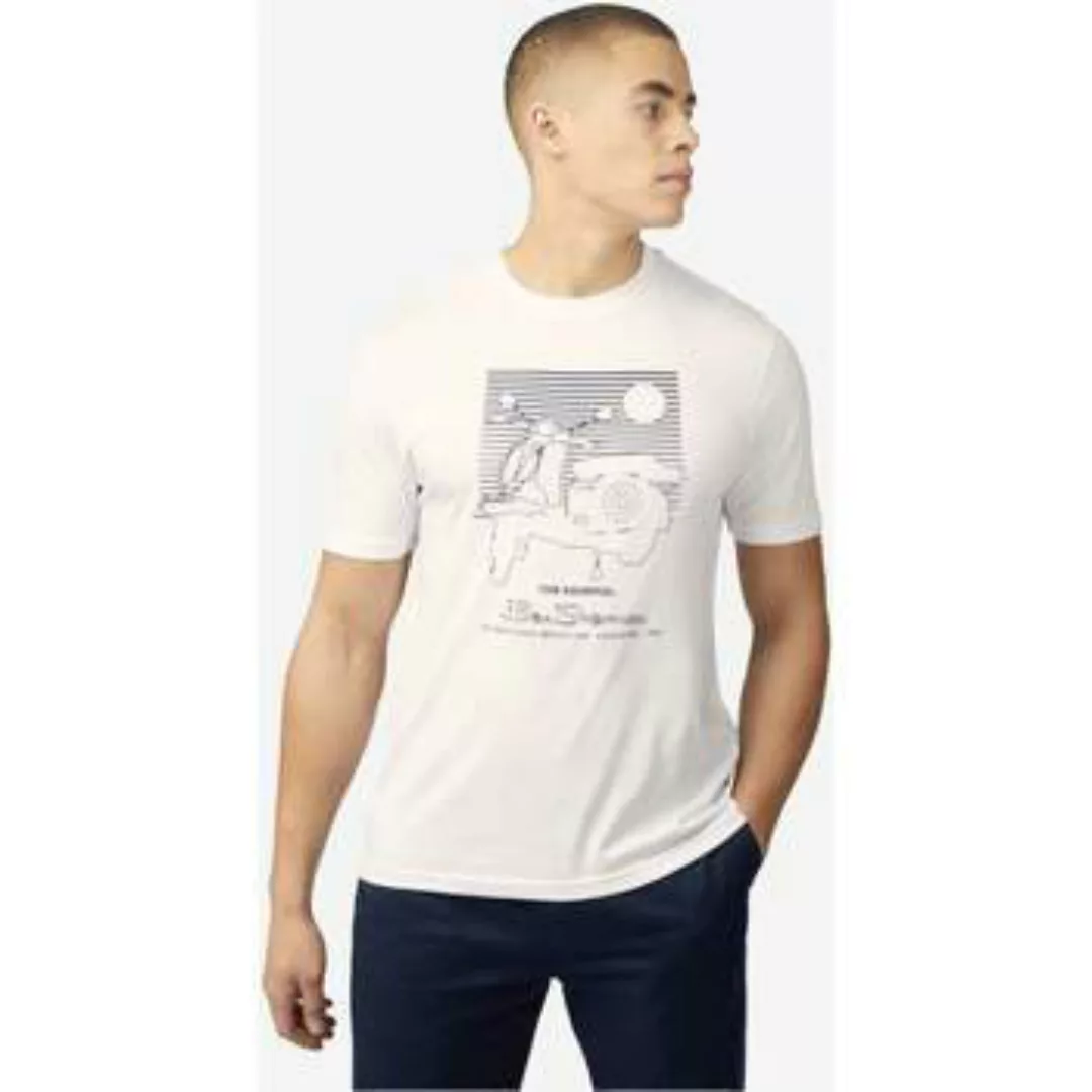 Ben Sherman  T-Shirts & Poloshirts Sommer-Scooter-T-Shirt – weiß günstig online kaufen