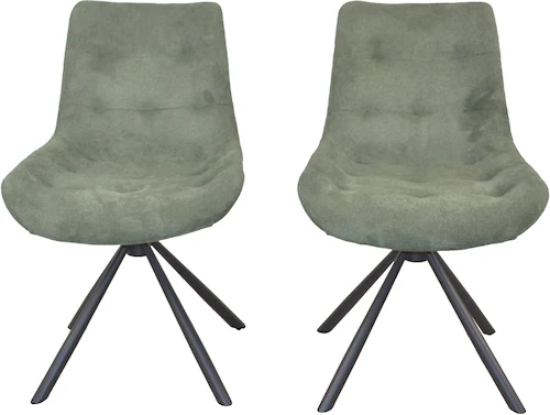 HOFMANN LIVING AND MORE Polsterstuhl, (Set), 2 St., Cord-Polyester günstig online kaufen