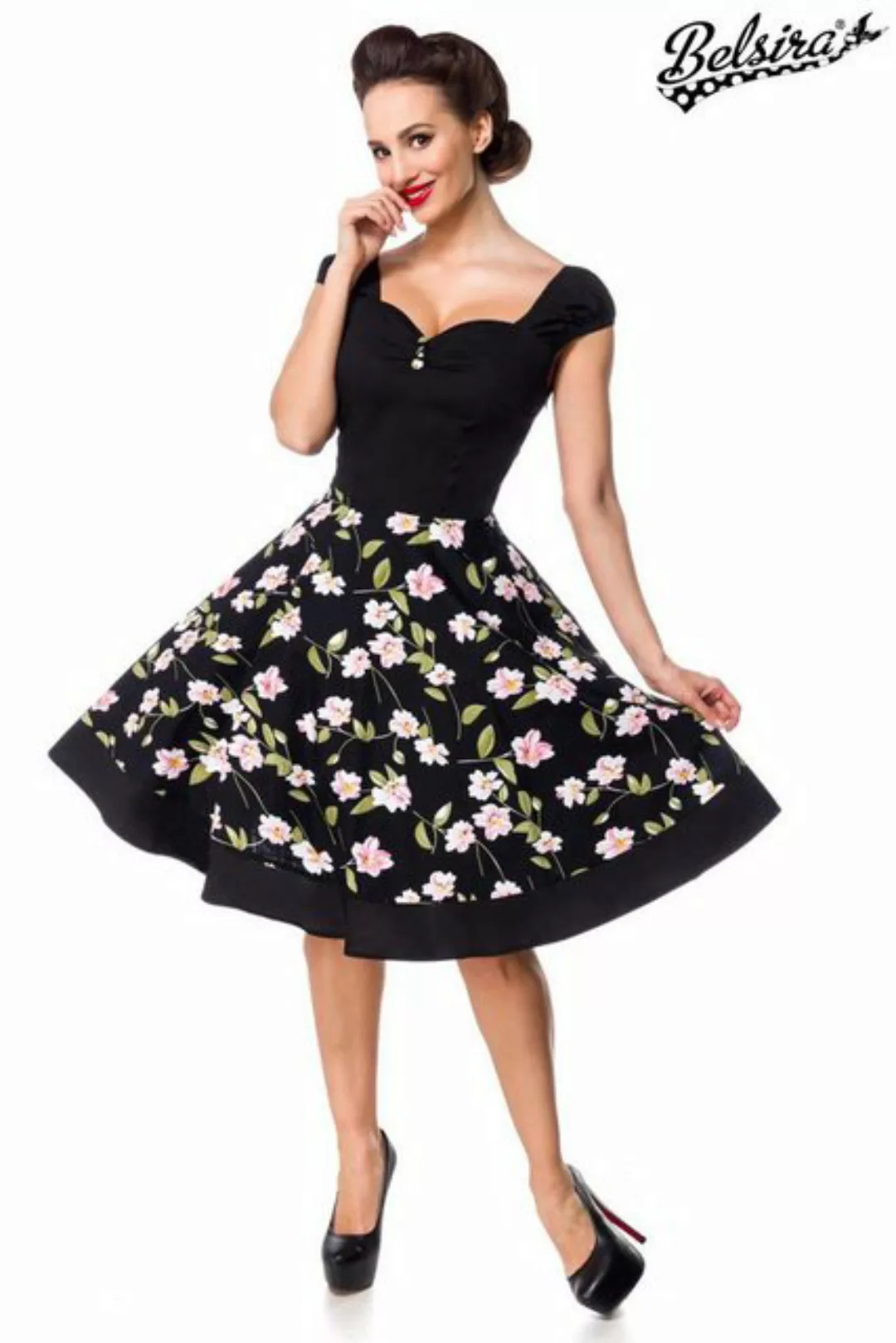 BELSIRA Trachtenkleid Belsira - Blumenkleid - (4XL,L,M,S,2XL) günstig online kaufen