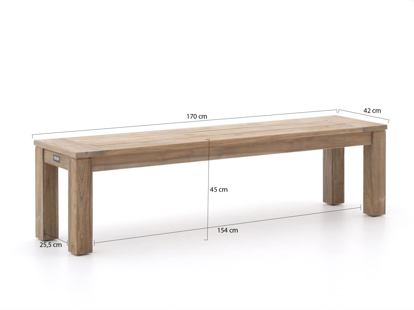 ROUGH-X 180 cm Picknick Sitzgruppe 3-teilig günstig online kaufen