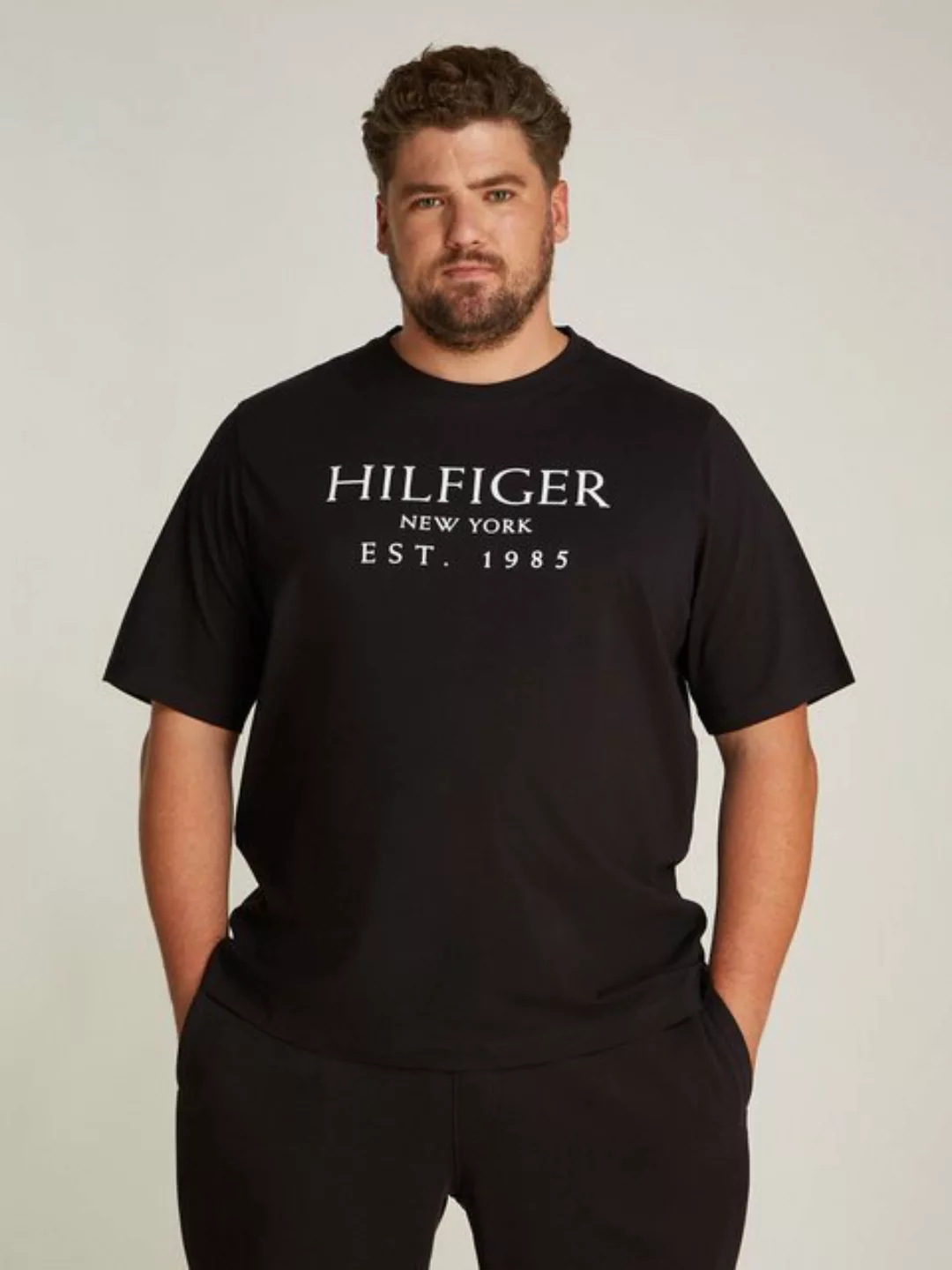 Tommy Hilfiger Big & Tall Rundhalsshirt "BT-BIG HILFIGER TEE-T", in Großen günstig online kaufen