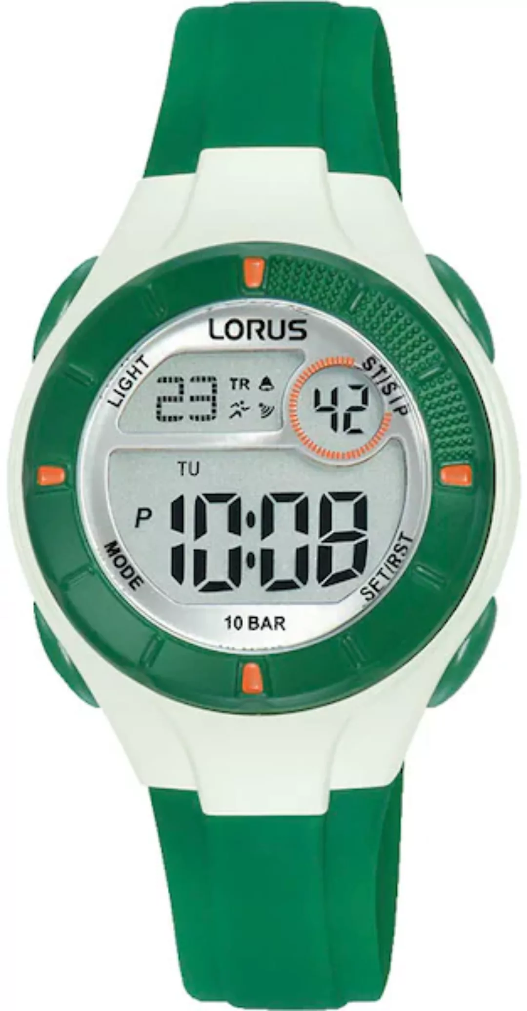 LORUS Chronograph »R2343PX9«, Armbanduhr, Quarzuhr, Kinderuhr, Digitalanzei günstig online kaufen