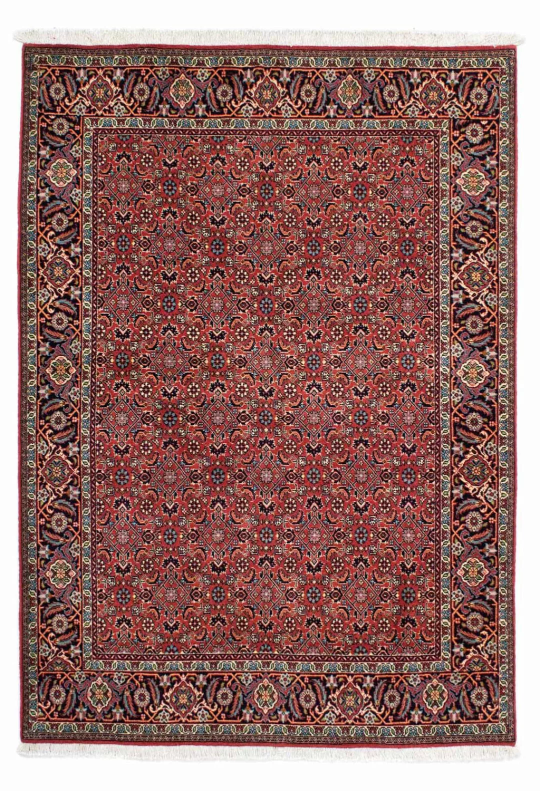 morgenland Wollteppich »Bidjar - Zanjan Stark Gemustert Rosso 199 x 139 cm« günstig online kaufen