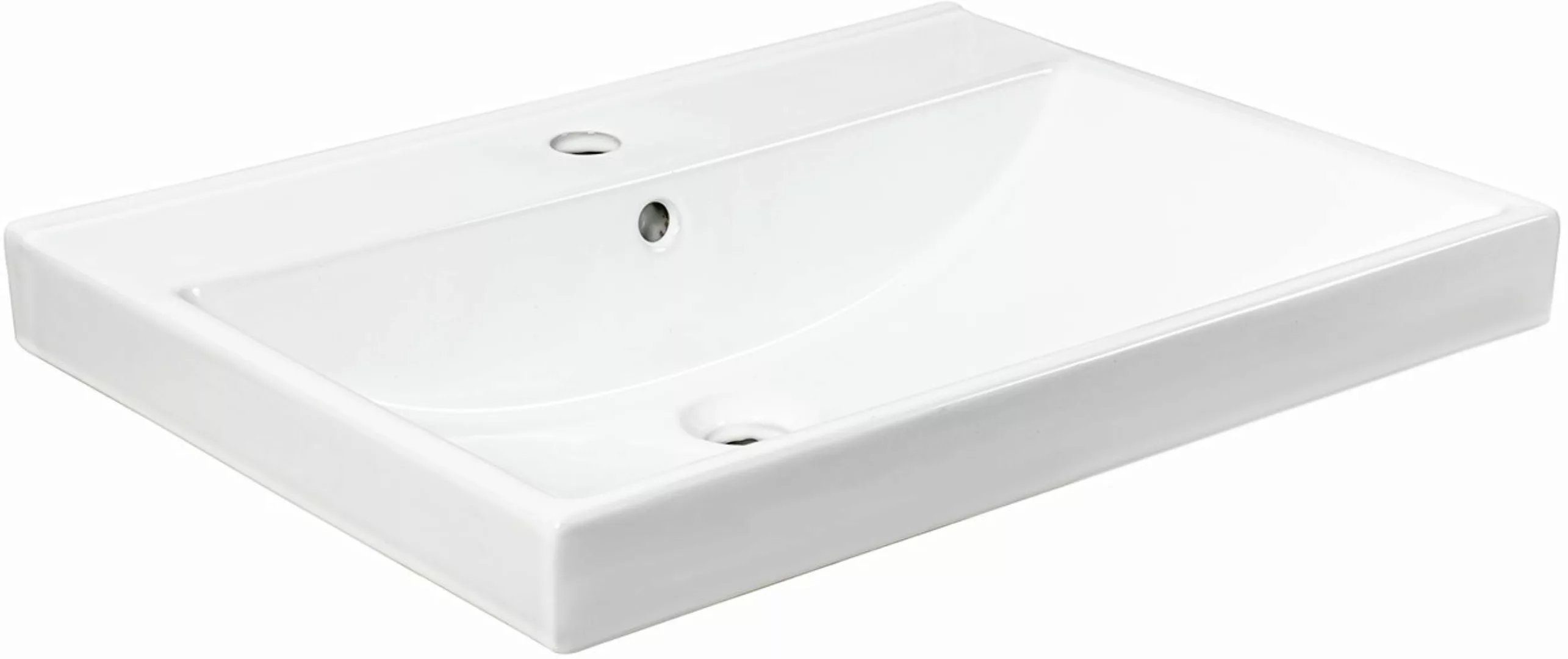 welltime Einbauwaschbecken "Trento Deluxe", Mit Nano Glasur in 61,81,101cm günstig online kaufen
