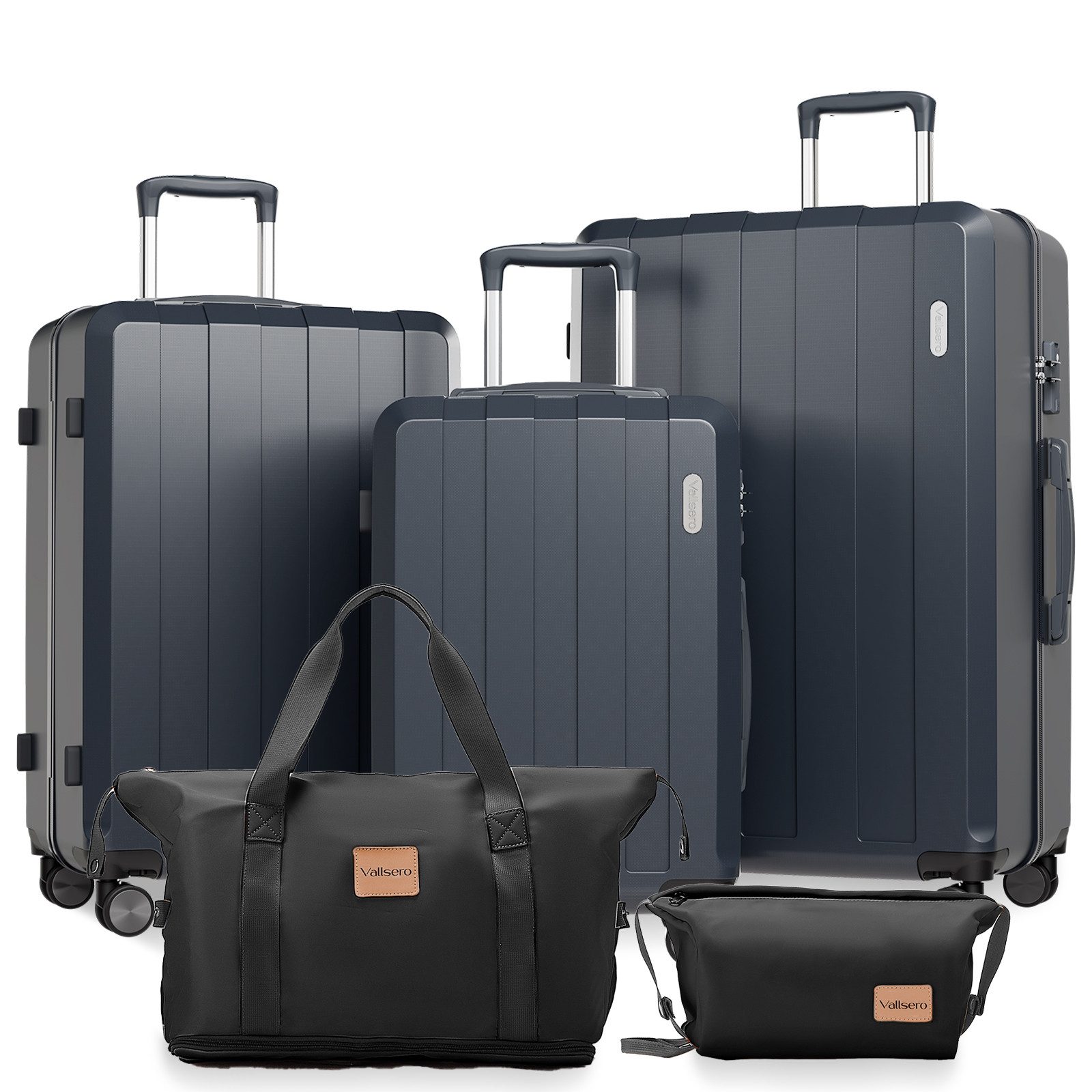 VALLSERO Trolleyset Koffer-Set( M,L,XL) Hartschalen-Koffer, Rollkoffer günstig online kaufen