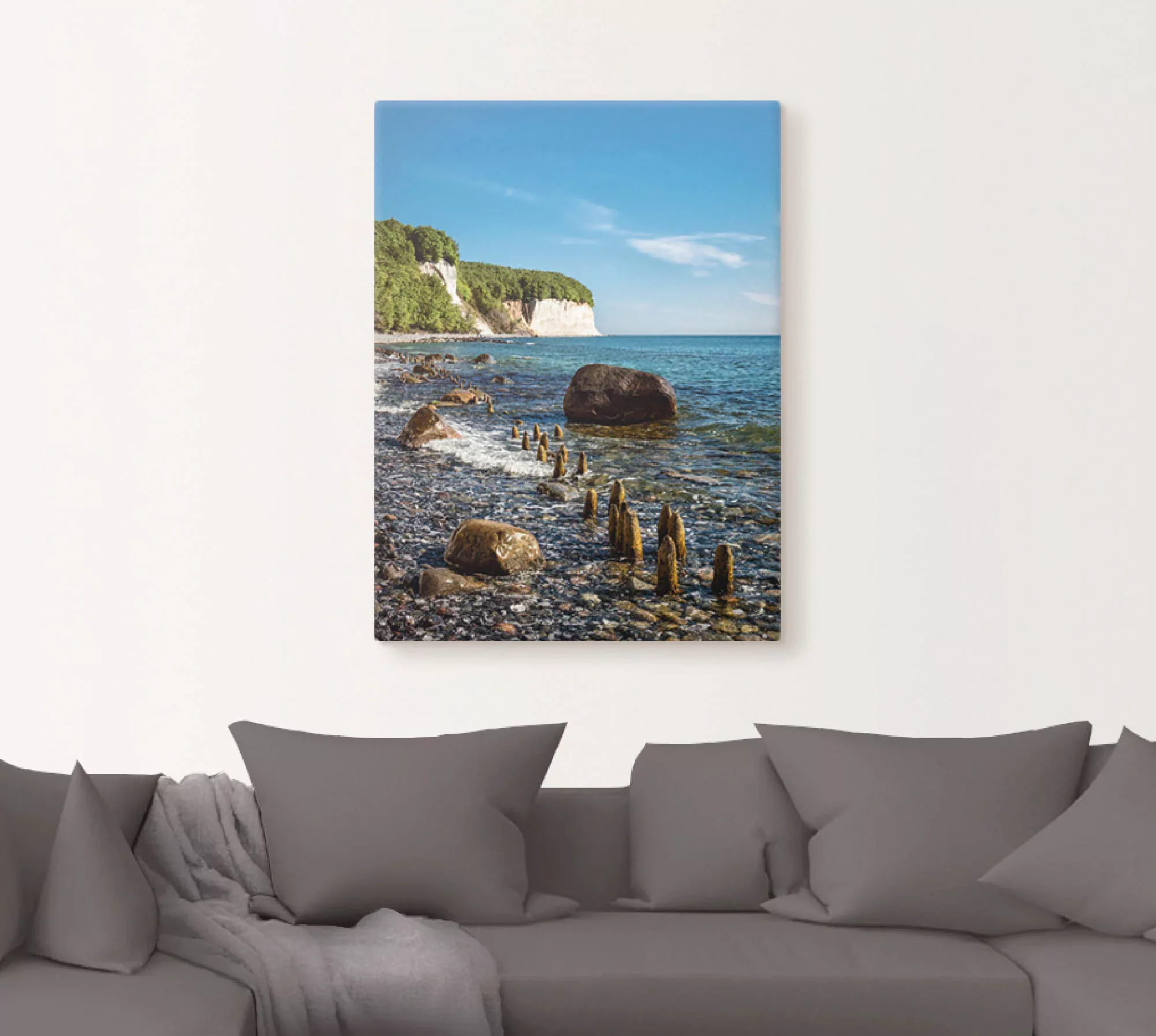 Artland Leinwandbild "Ostseeküste auf der Insel Rügen I", Küste, (1 St.), a günstig online kaufen