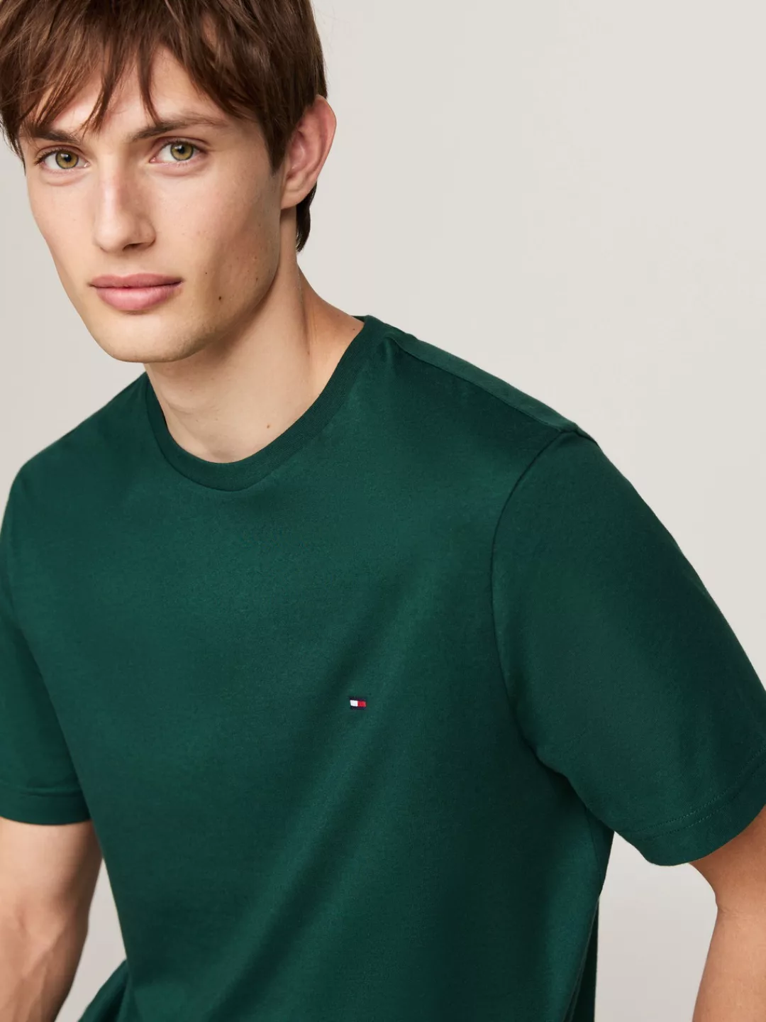 Tommy Hilfiger T-Shirt ESSENTIAL REG FIT SOLID TEE mit Rundhalsausschnitt günstig online kaufen