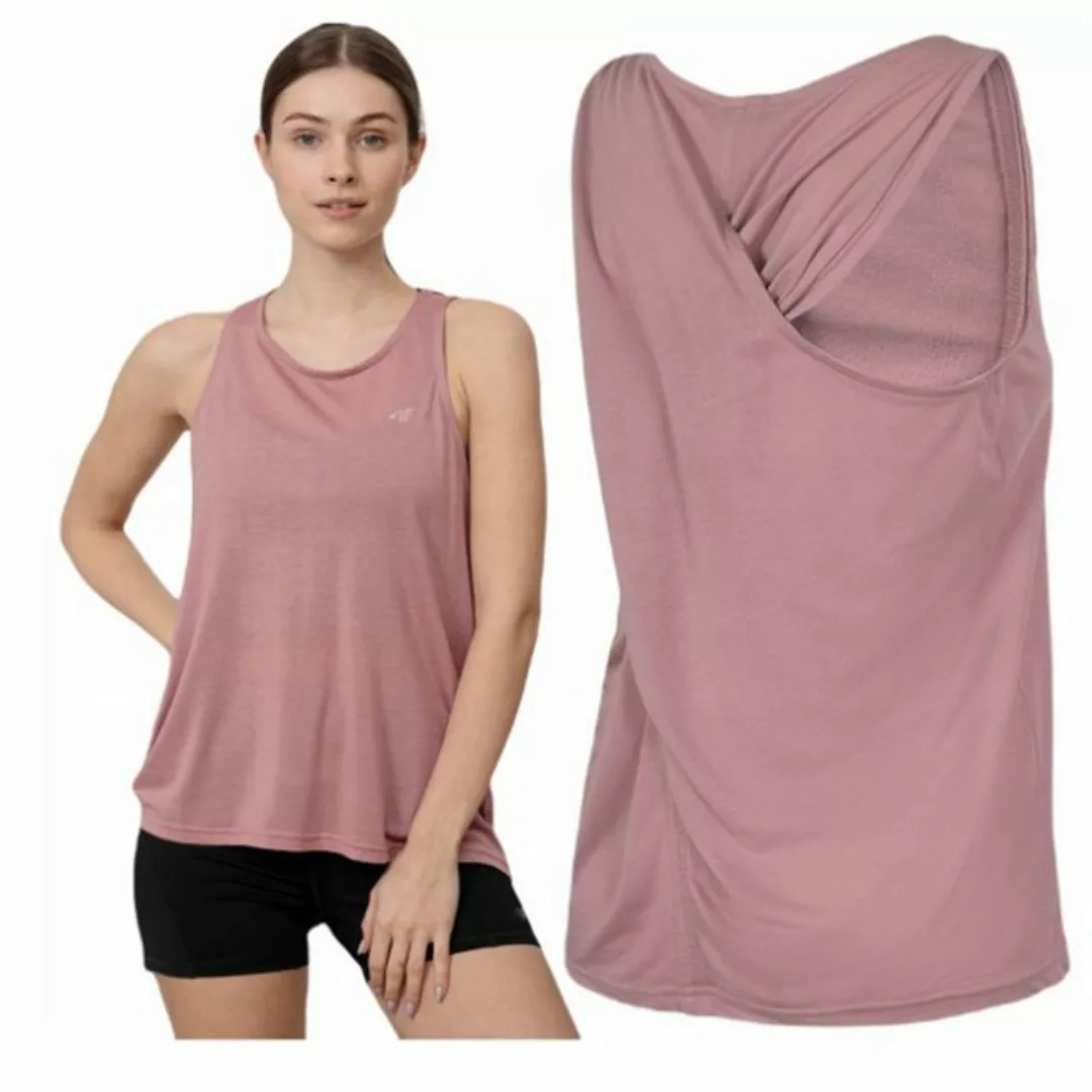 4F Kurzarmshirt 4F - ärmelloses Sport Damen Shirt Tank Top, rose günstig online kaufen