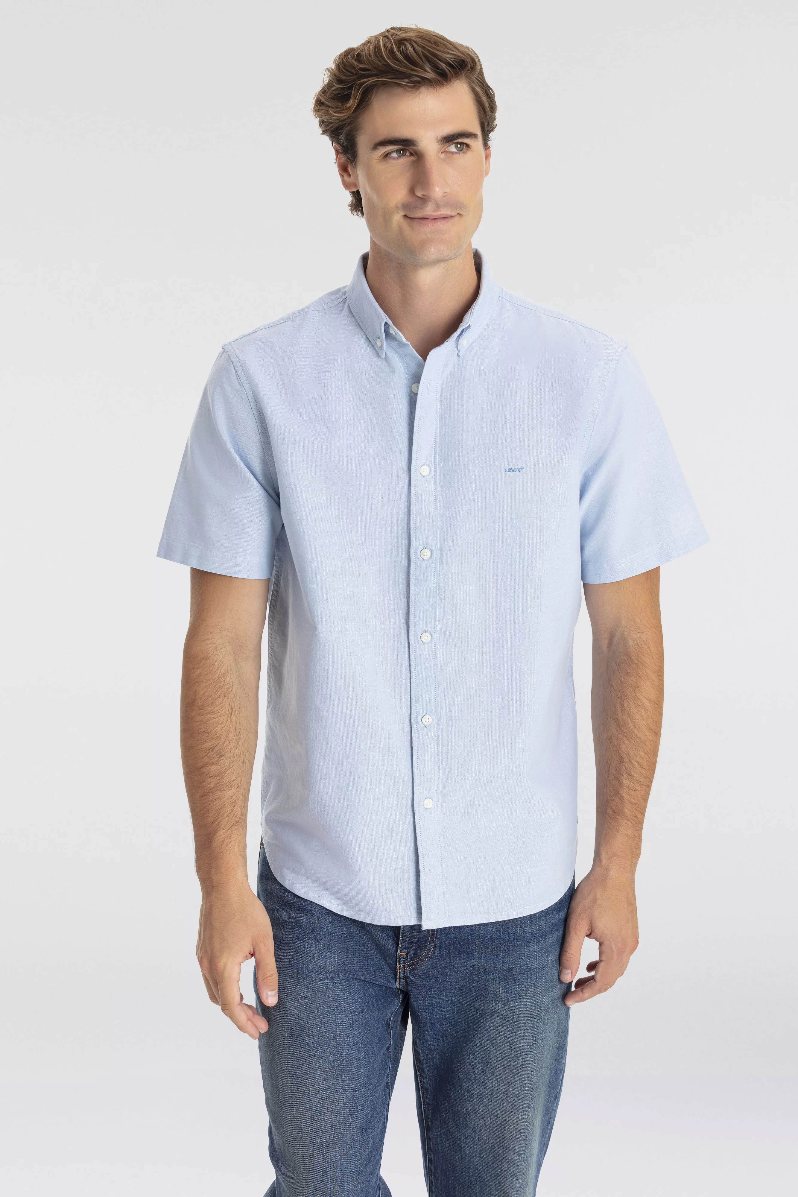 Levis Kurzarmhemd "SS AUTHENTIC BUTTON DOWN", mit kleiner Logostickerei auf günstig online kaufen