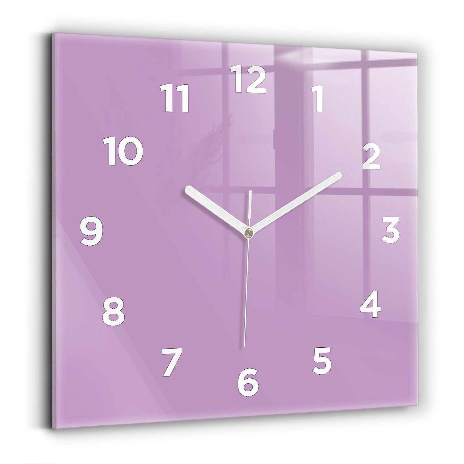 Tulup Wanduhr Glasuhr Modernistische Glaswanduhr 30x30cm günstig online kaufen