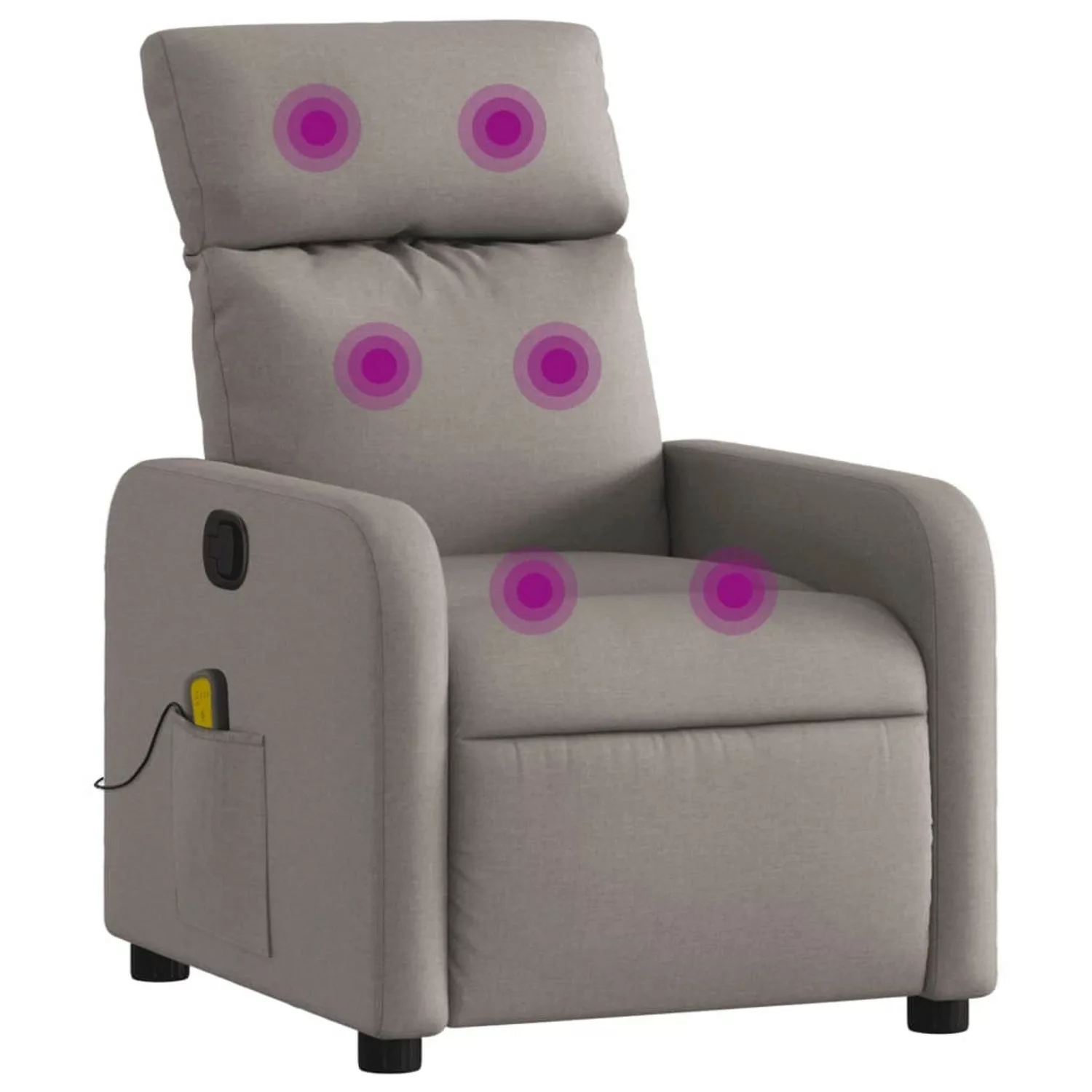 vidaXL Massagesessel Taupe Stoff Modell 13 günstig online kaufen