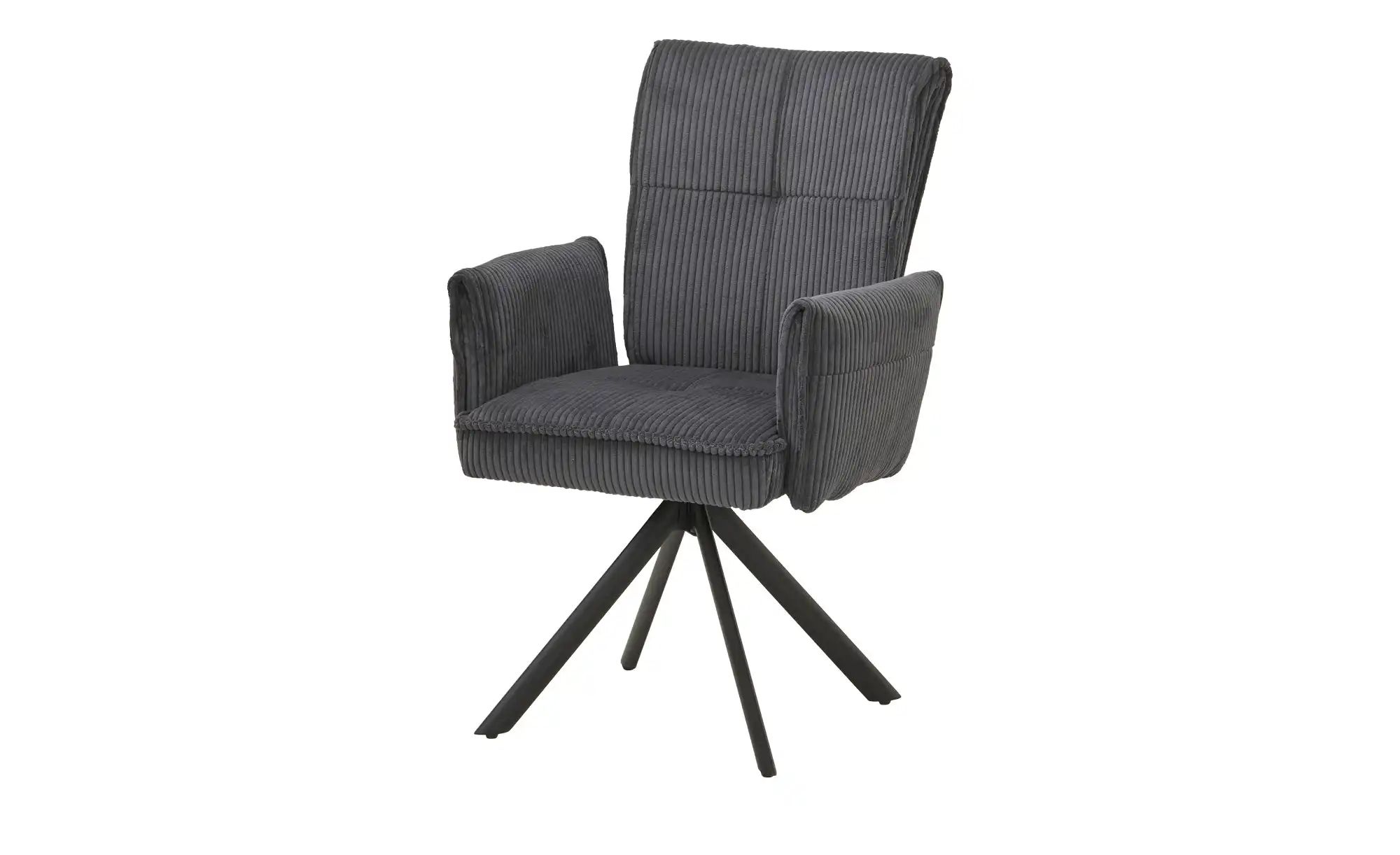Armlehnstuhl  Richy ¦ grau ¦ Maße (cm): B: 59 H: 91,5 T: 66.5 Stühle > Pols günstig online kaufen