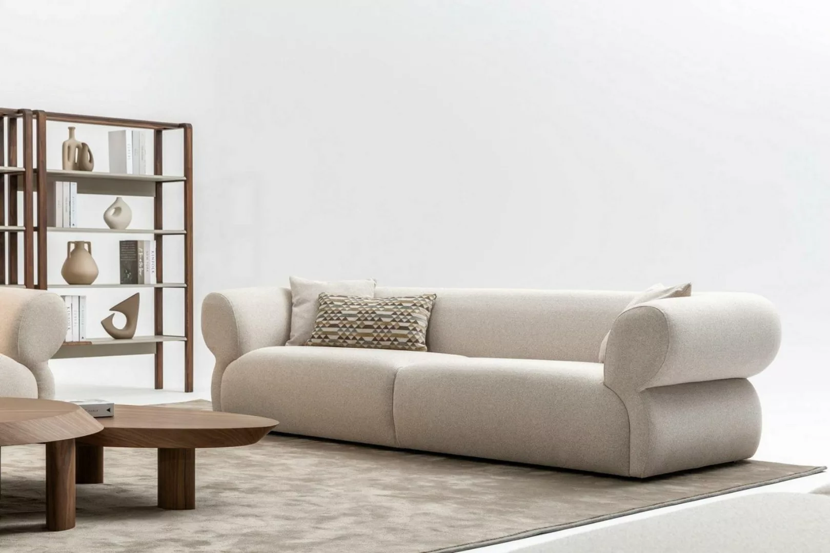 JVmoebel 3-Sitzer Beige Sofa 3 Sitzer big 250cm Sofas Couch Luxus Möbel Neu günstig online kaufen