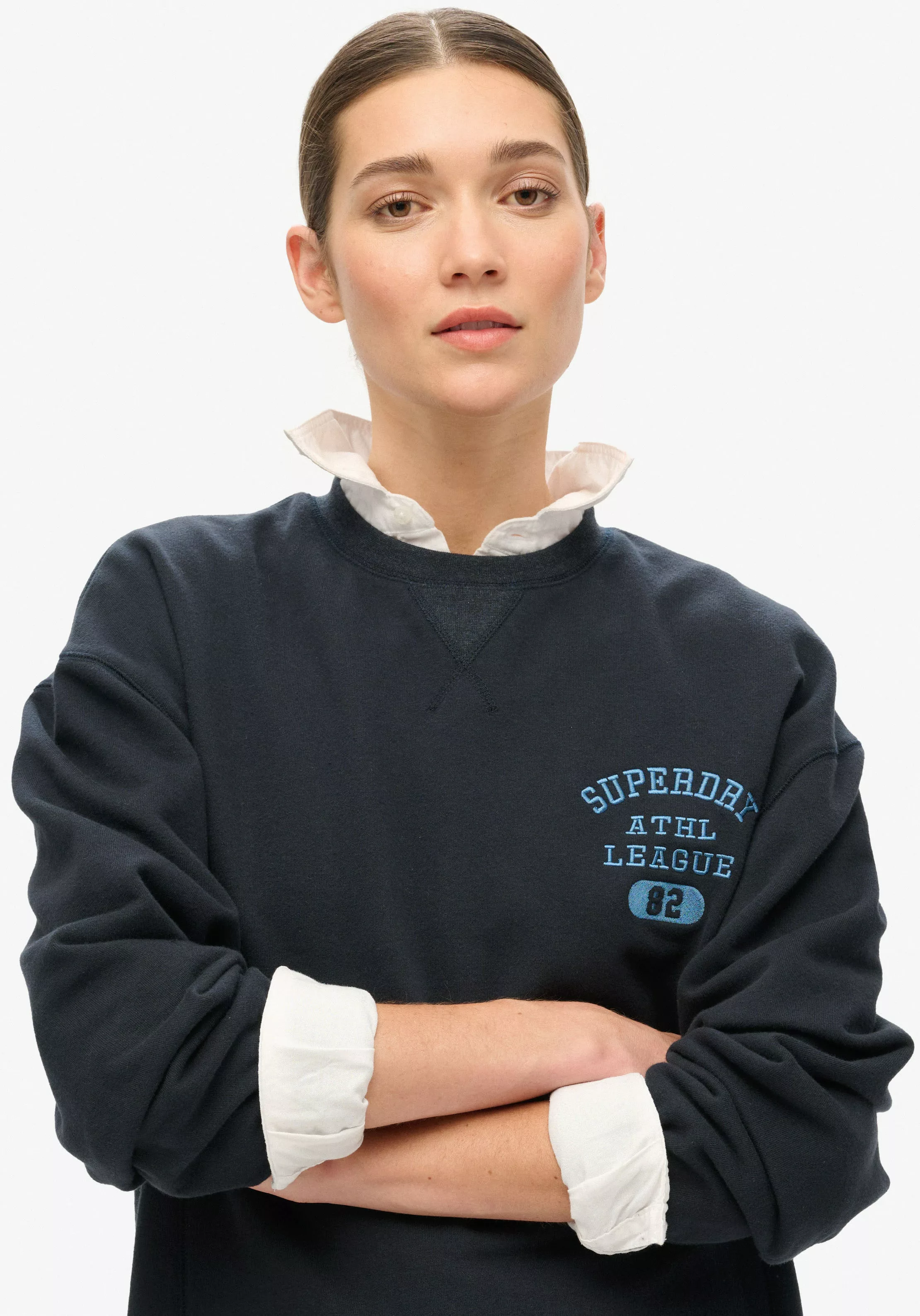 Superdry Sweatshirt ATHLETIC LOOSE CROP CREW günstig online kaufen