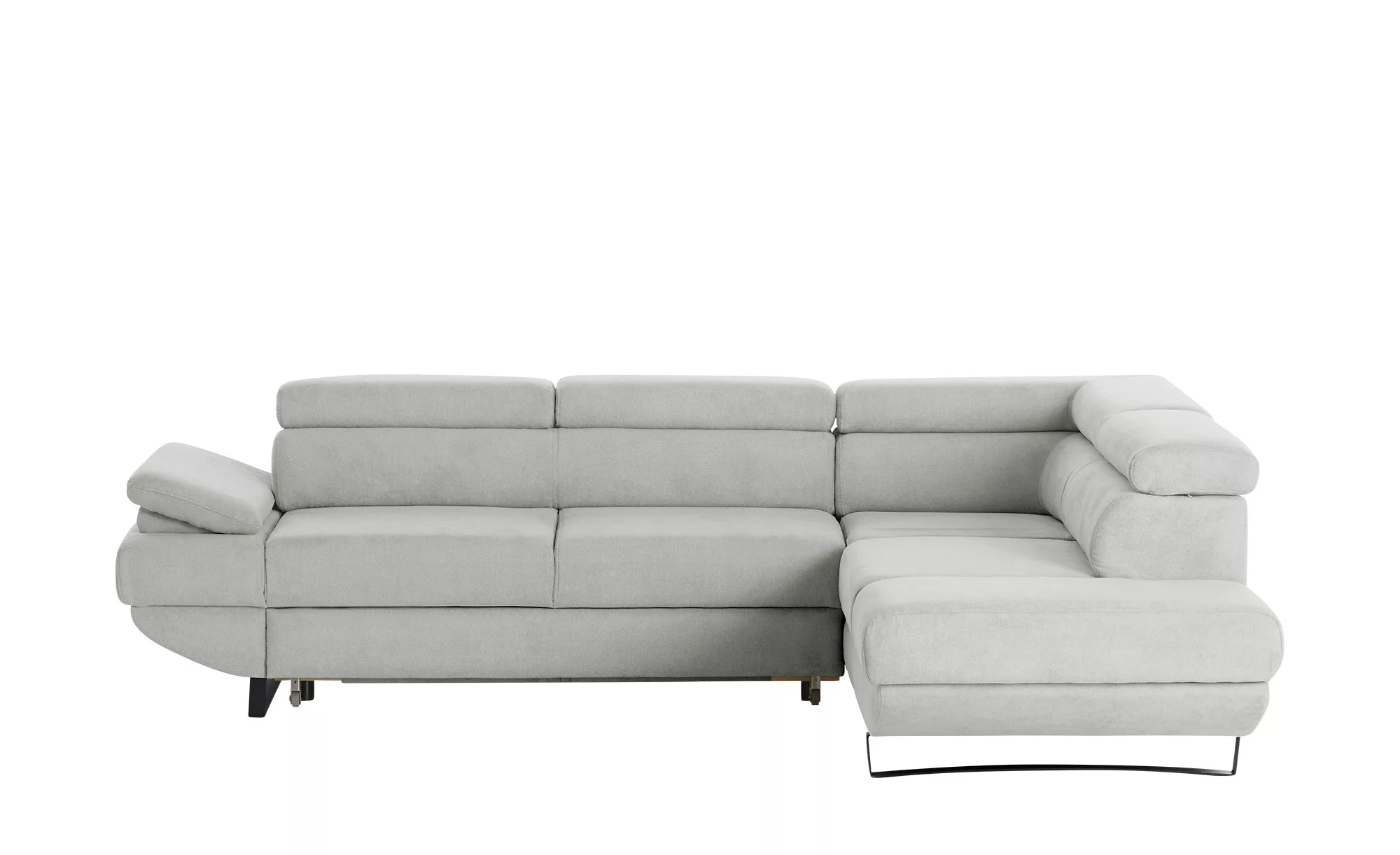 switch Ecksofa aus Mikrofaser Gio ¦ grau ¦ Maße (cm): B: 263 H: 88 T: 200 P günstig online kaufen