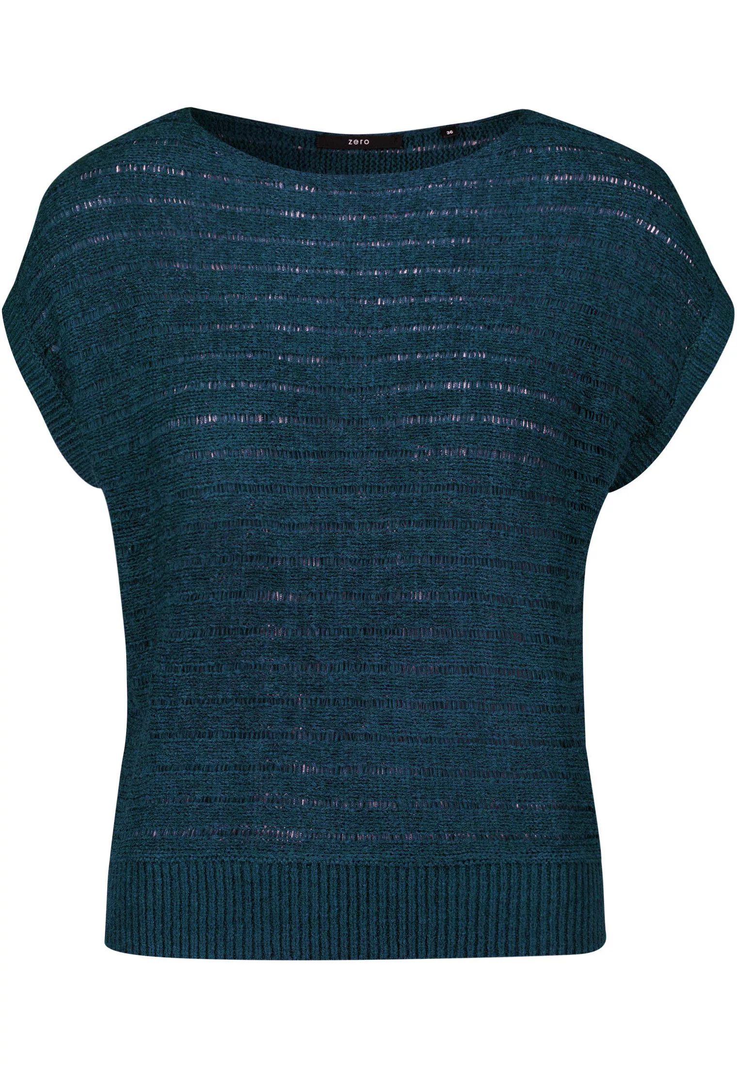 Zero Strickpullover zero Pullunder mit Lochmuster (1-tlg) Lochmuster günstig online kaufen