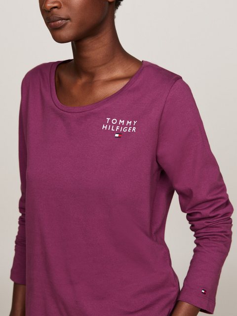 Tommy Hilfiger Underwear Langarmshirt LS TEE mit Logo auf der Brust günstig online kaufen