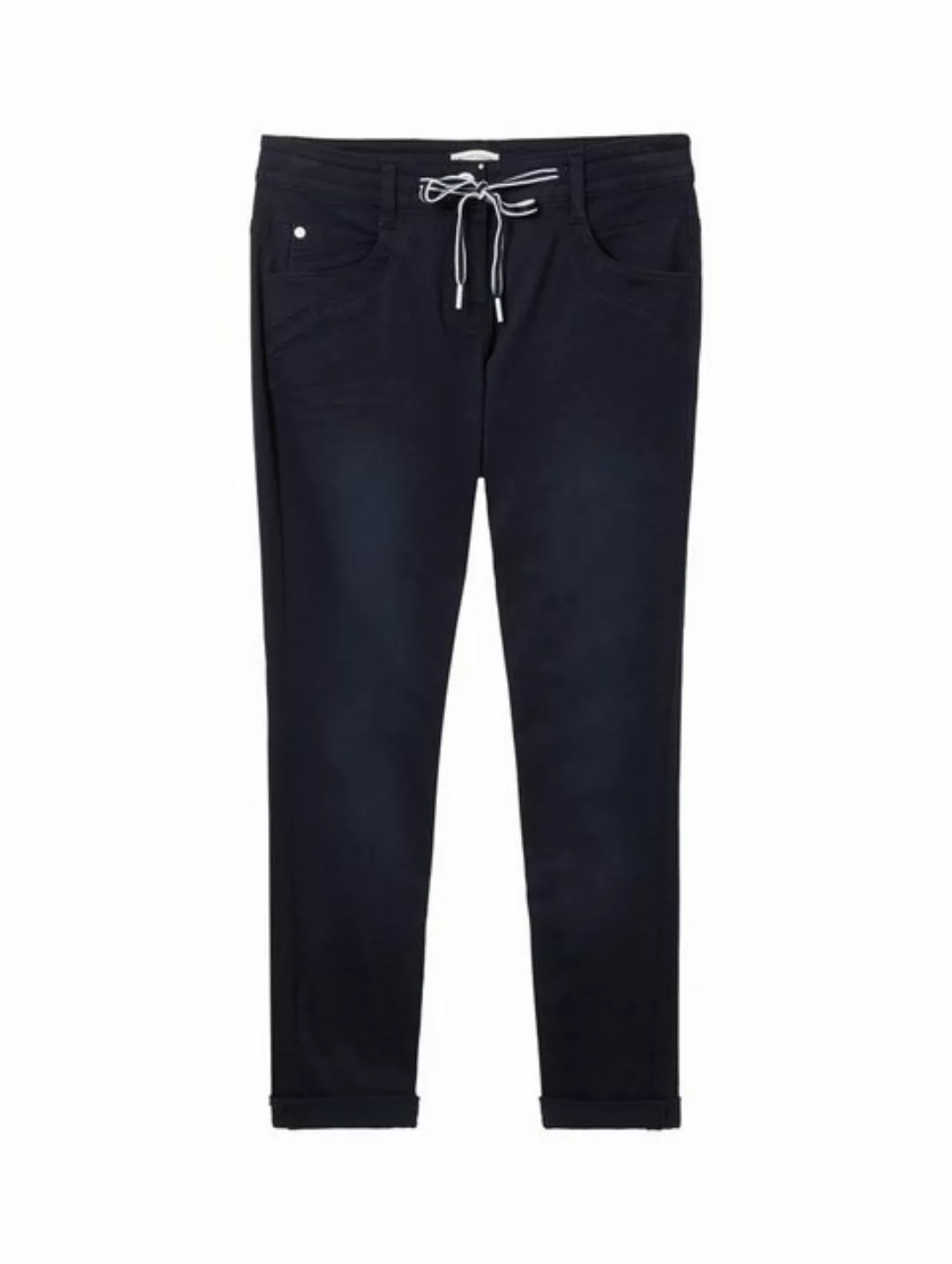 Tom Tailor Damen Hose TAPERED RELAXED - Relaxed Fit - Gestreift günstig online kaufen