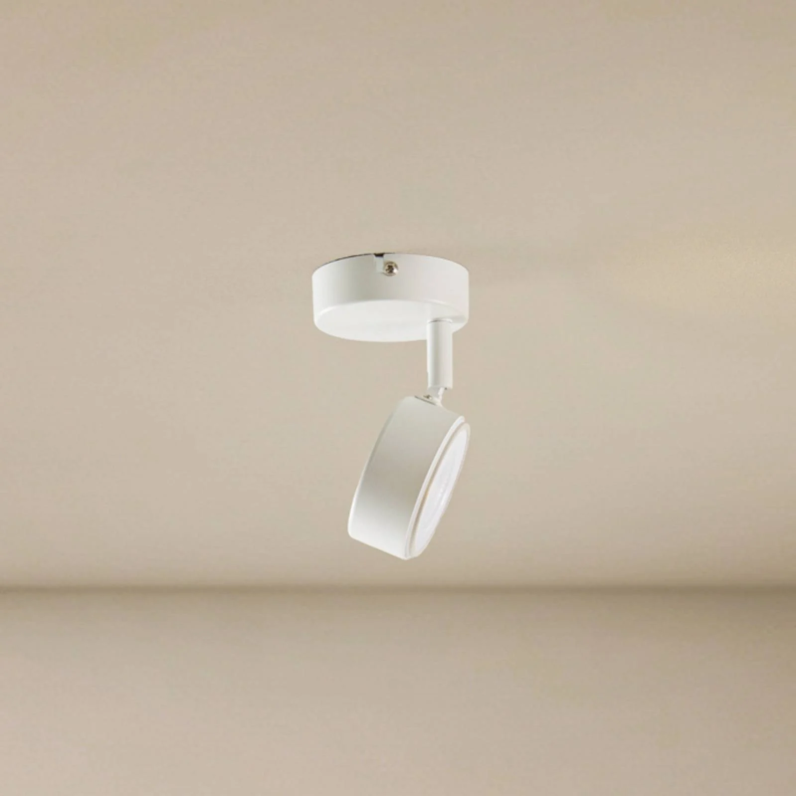 Lindby Strahler Jyla, weiß, 4.000 K, Ø 8 cm, GX53 günstig online kaufen